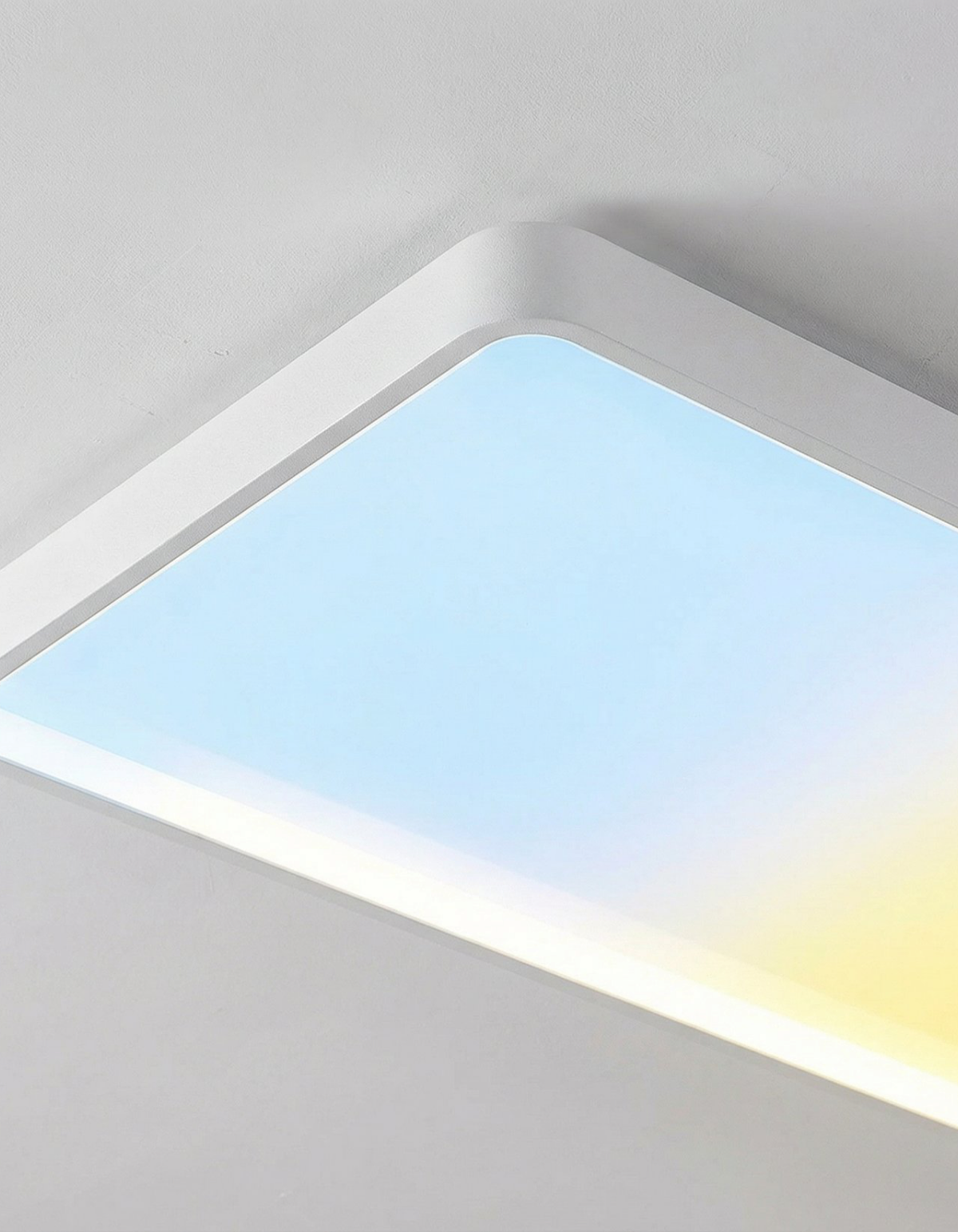 CAELUM 36-in. Square Flush Mount white — main