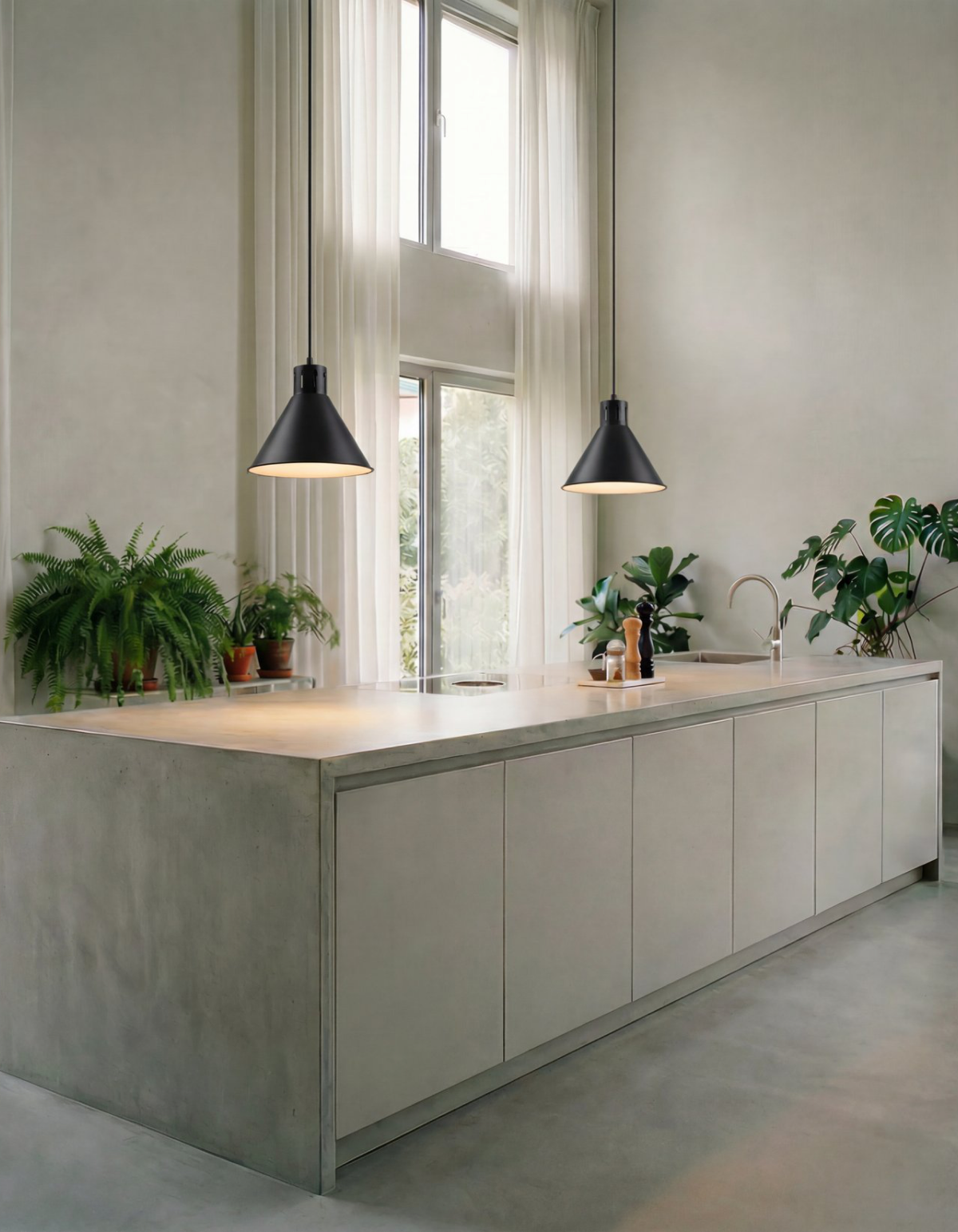 DUKE 1-Light Pendant - Black