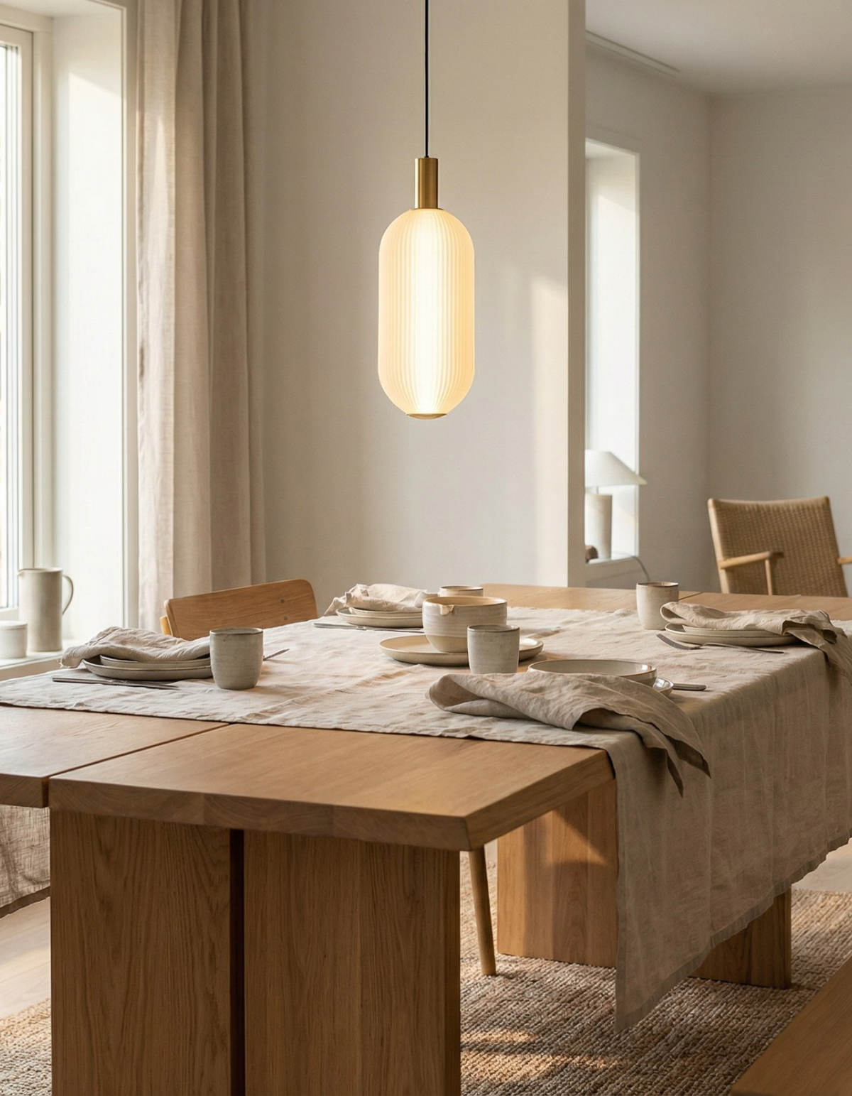 ELION Single Pendant – Anodized Brass Gold