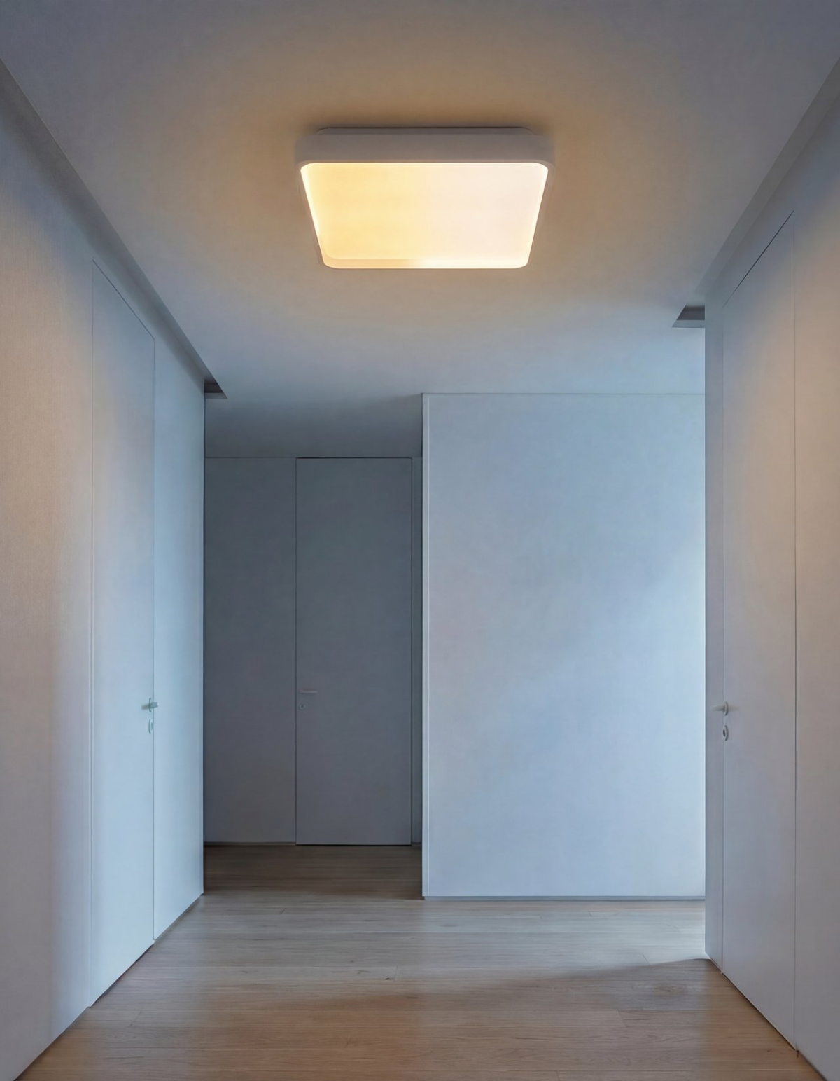 CAELUM 24-in. Square Flush Mount white — main