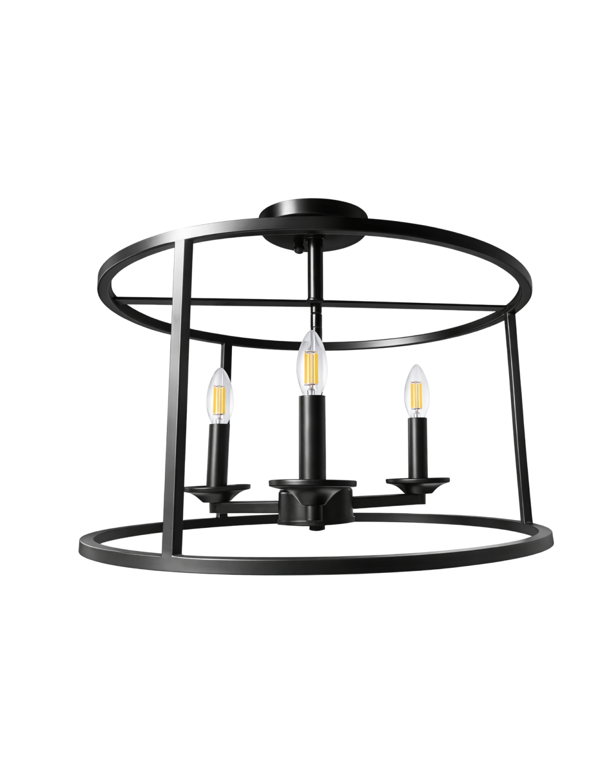 BELVEDERE 3-Light Flush Mount