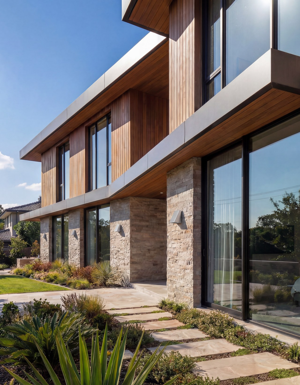BENTON 5-in. Outdoor Wall Cube in Slate Gray