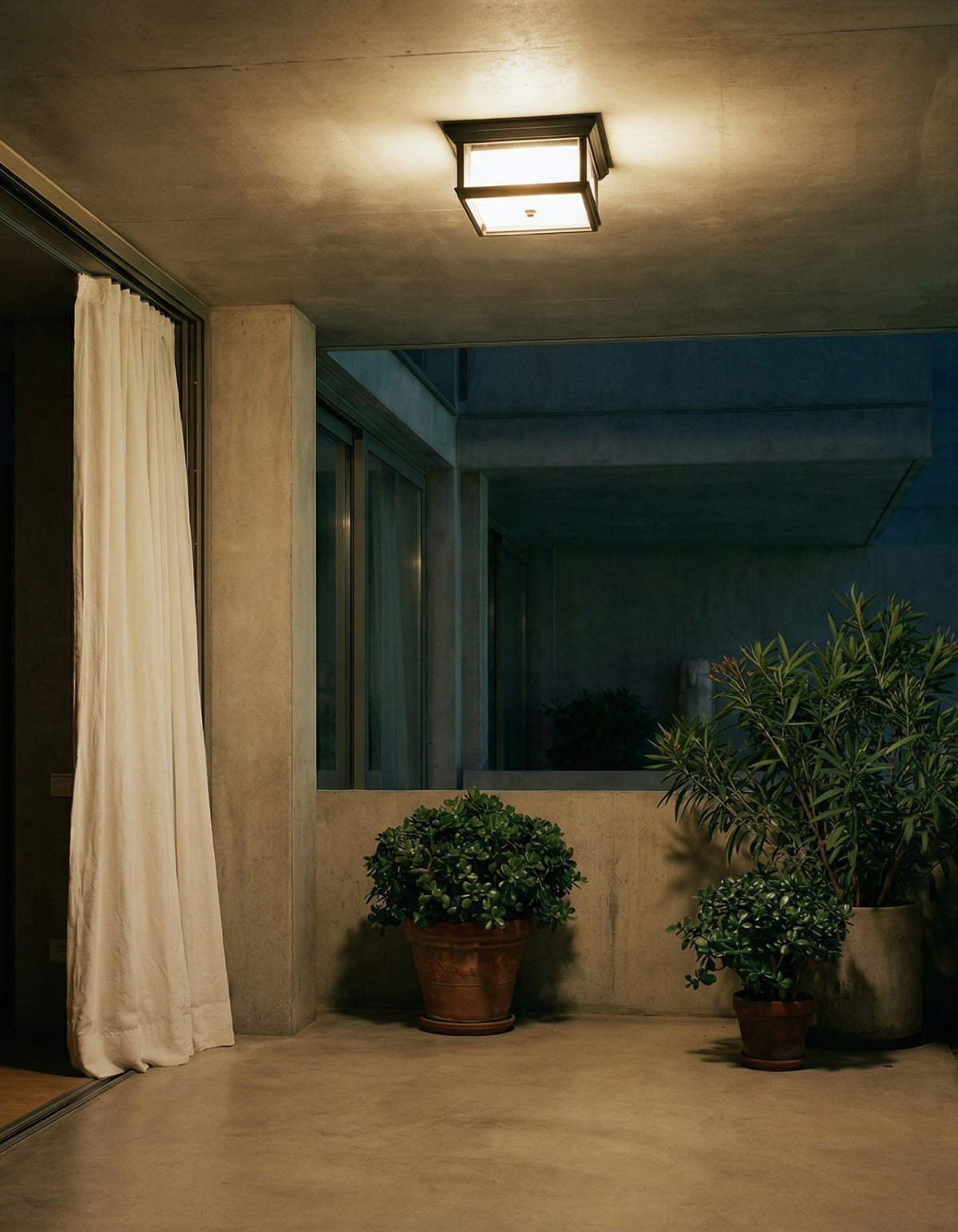 DALTON 13-in. Outdoor Flush Mount - gallery 3