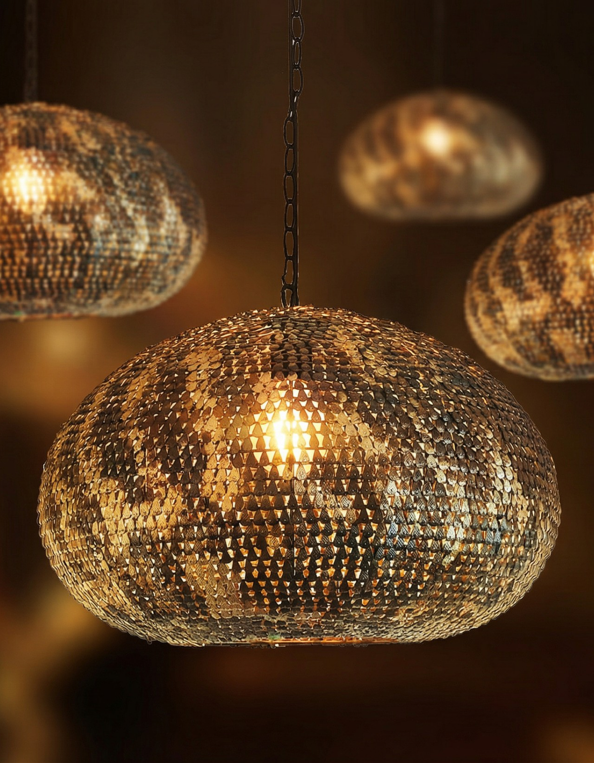 CAVA 18-in. Pendant, Aged Copper Finish