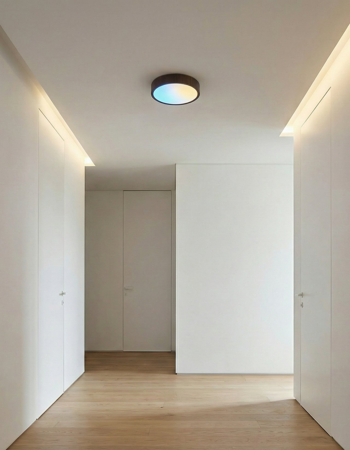 CAELUM 12.6-in. Flush Mount walnut — gallery 3
