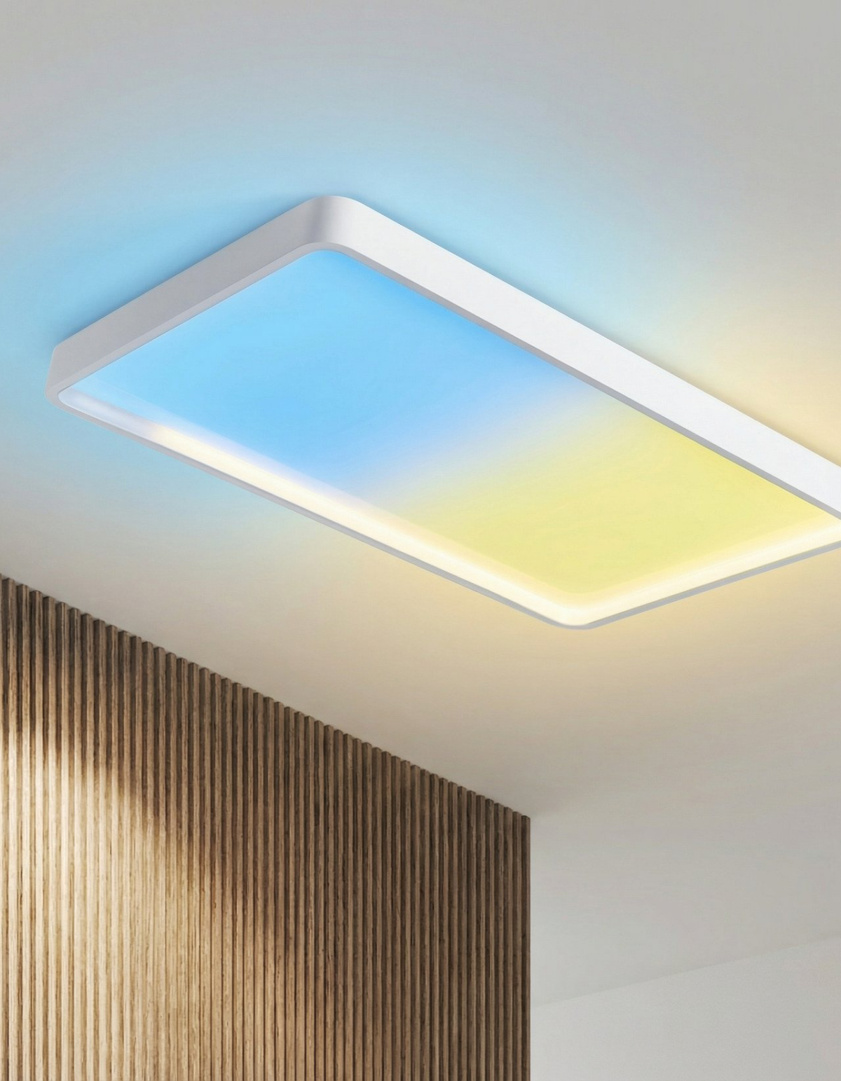 CAELUM 36-in. Square Flush Mount white — gallery 3