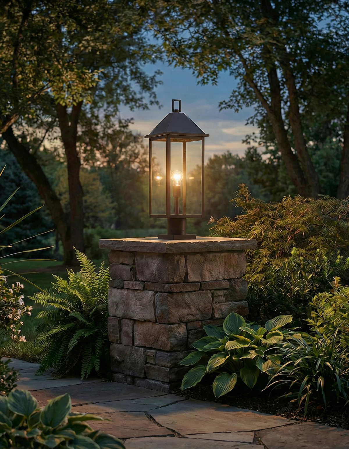BELMONT Post Lantern - garden