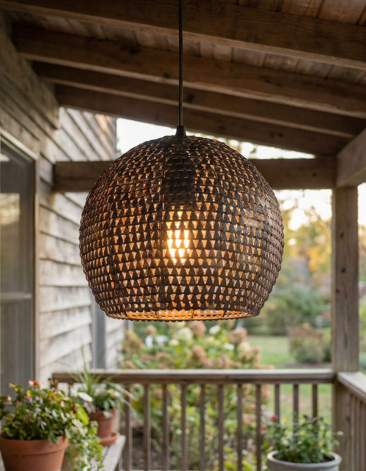CAVA 12-in. Pendant, Aged Copper Finish
