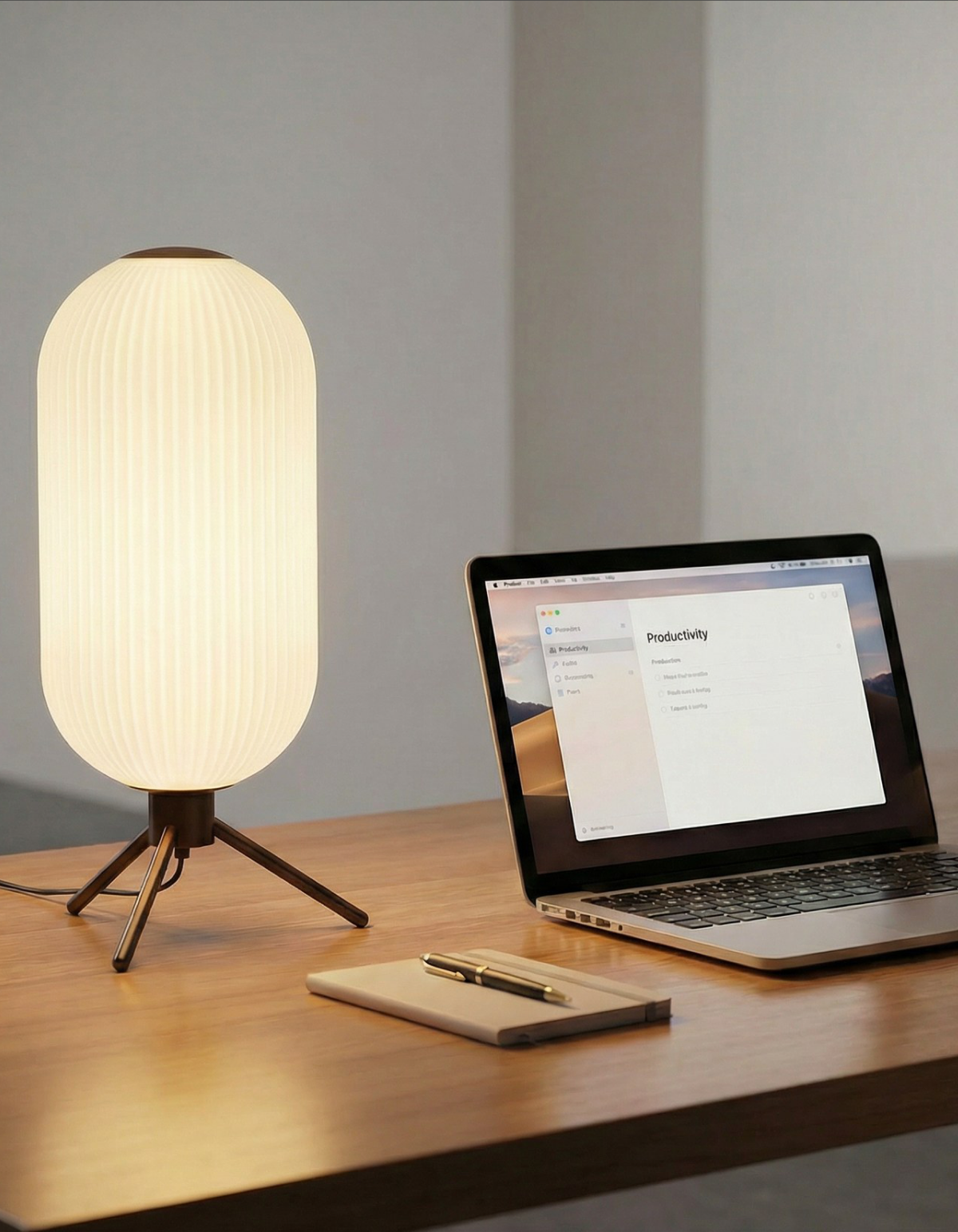ELION Table Lamp – Anodized Black Coffee