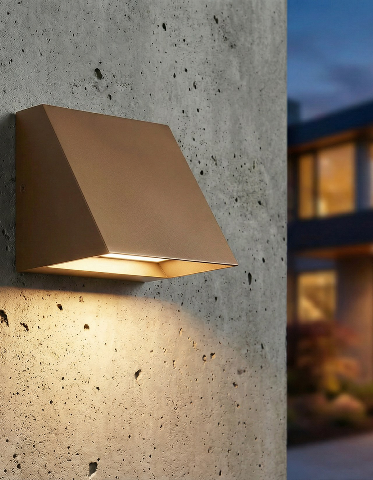 BENTON 5-in. Outdoor Wall Cube in Bronze