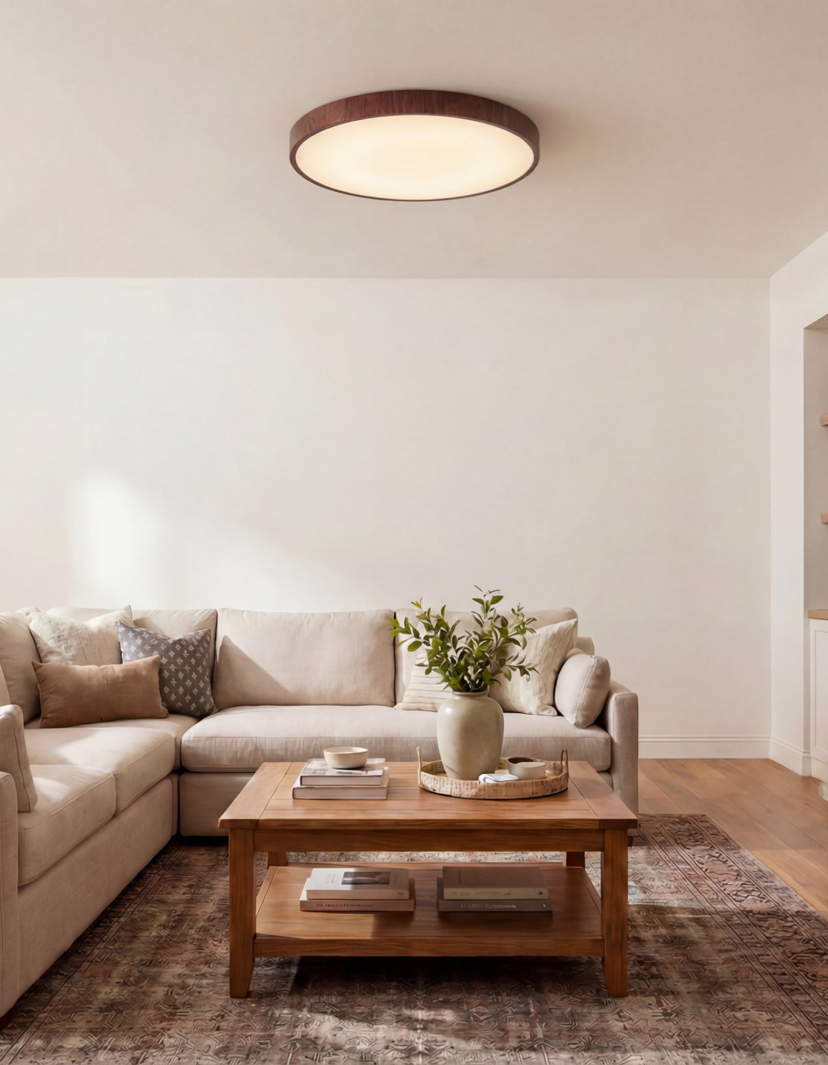 CAELUM 20-in. Flush Mount walnut — gallery 4