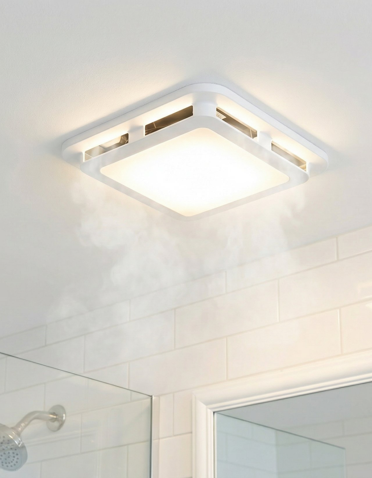 CLAERA 100 CFM Bath Fan with LED