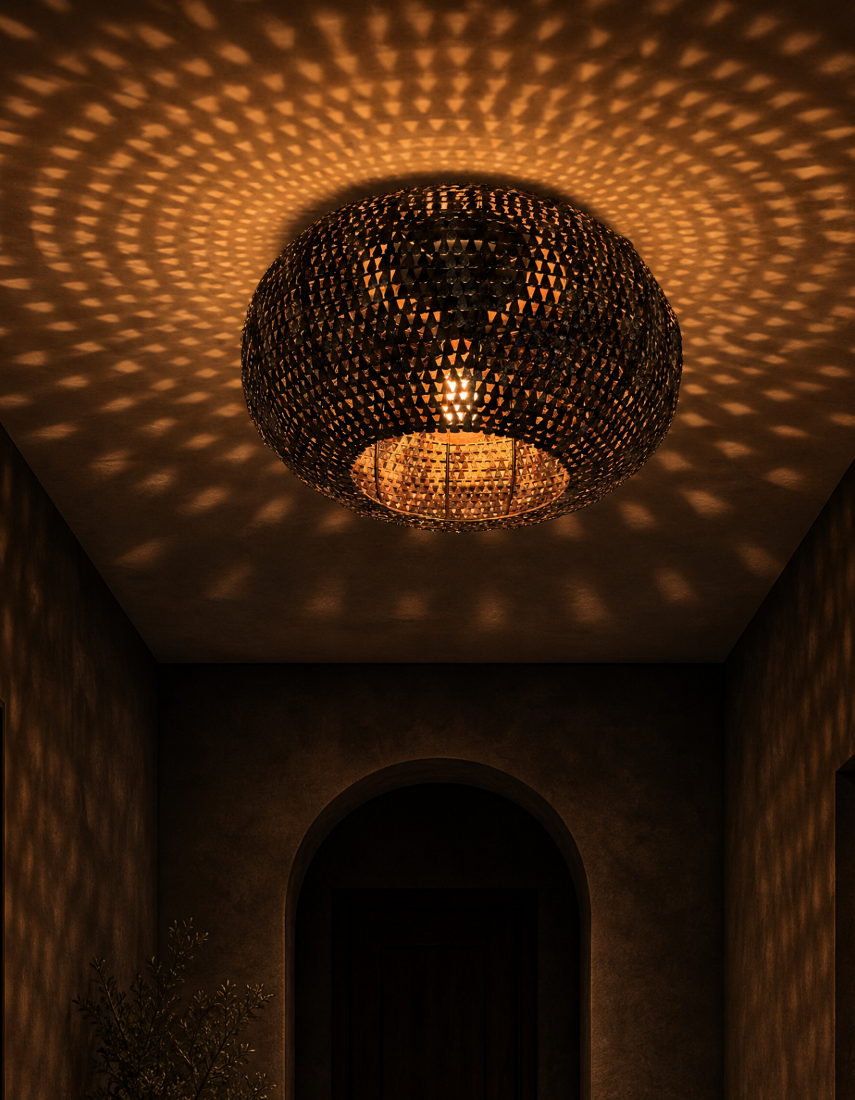 CAVA 16-in. Pendant, Aged Copper Finish
