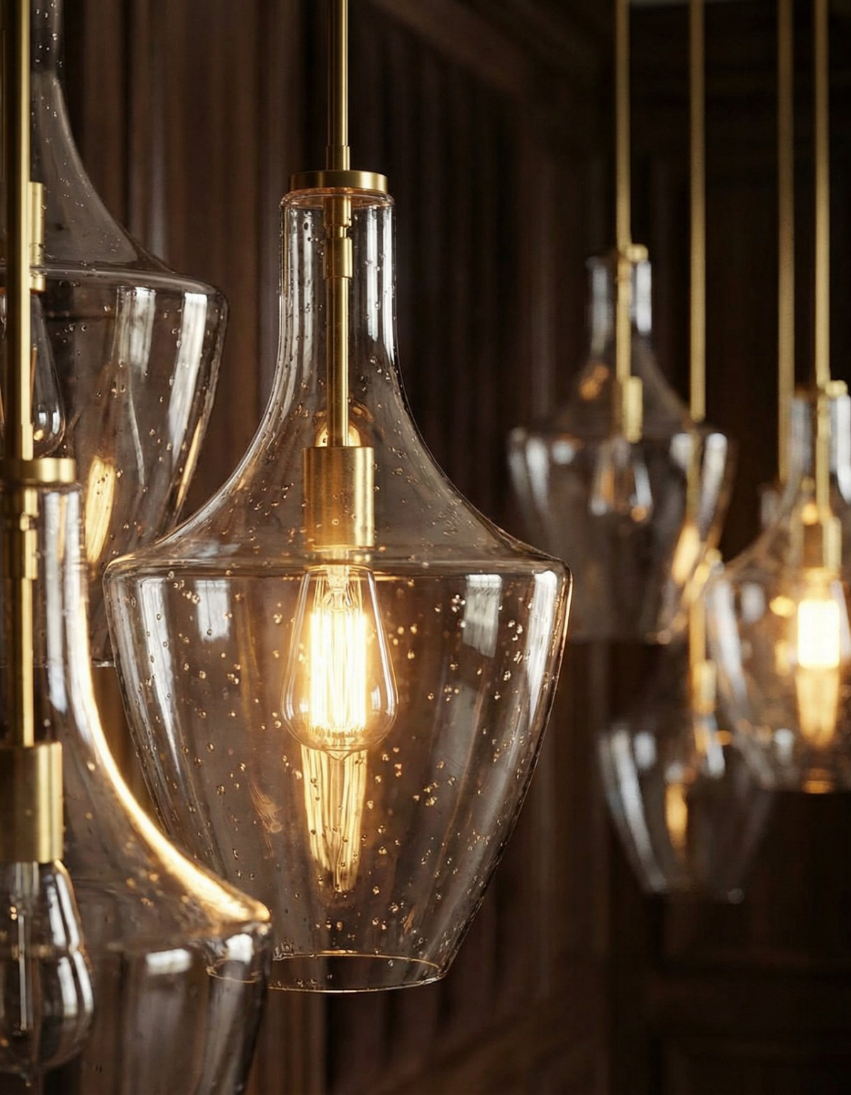 CAPRI 11-in. Pendant, Satin Gold Finish
