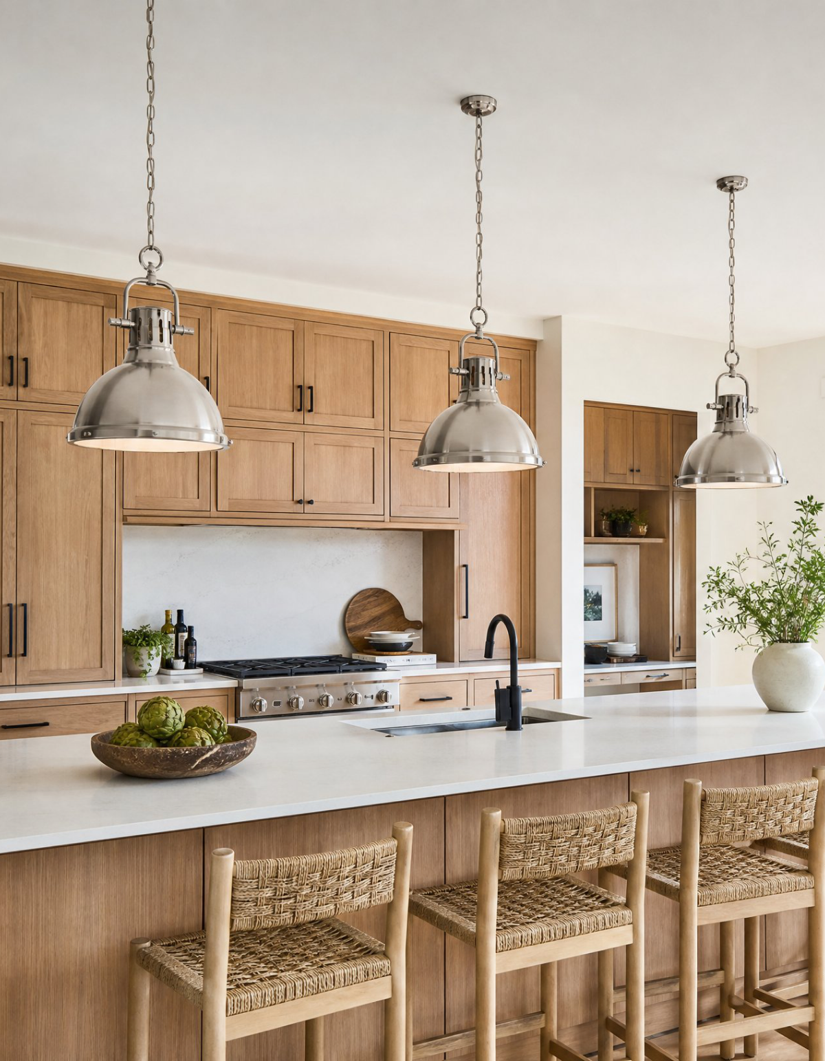 Foundry Single Pendant - Brushed Nickel#Finish_Brushed Nickel