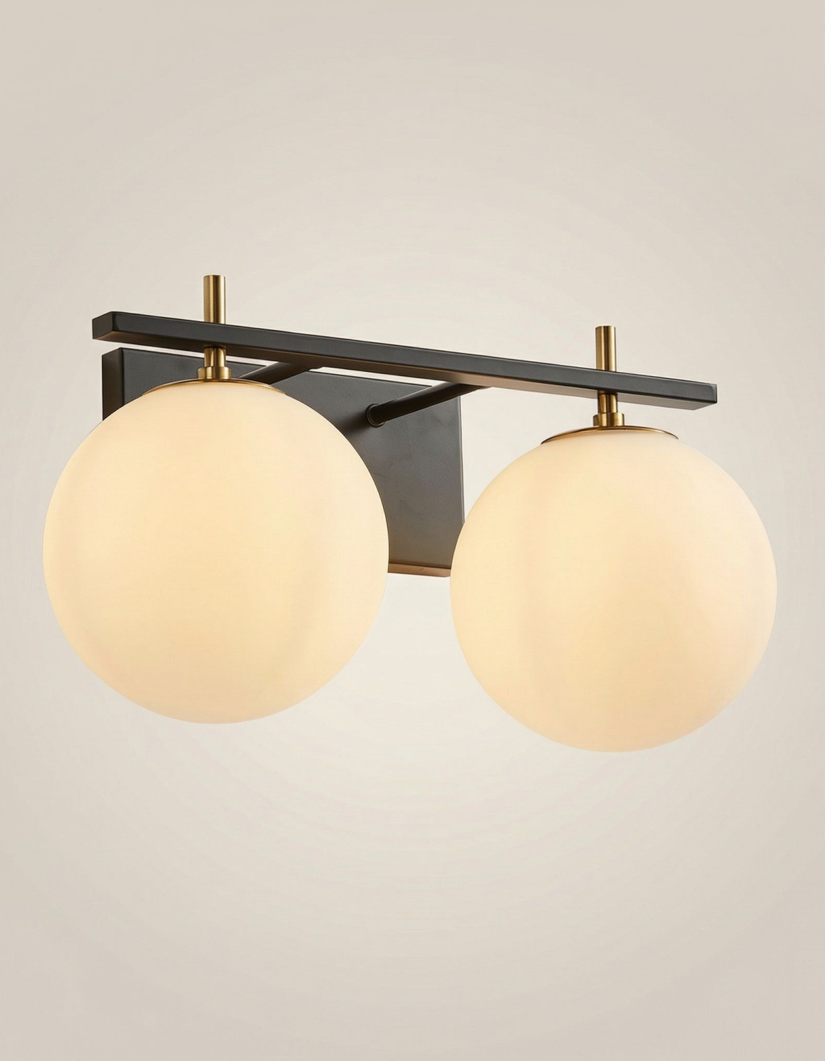 Capella 2-Light Vanity Light - CPLA-V2-BKSG