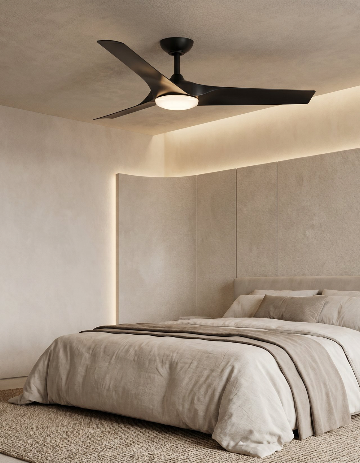 Gossamer 60-in. Ceiling Fan - Matte Black#Finish_Matte Black