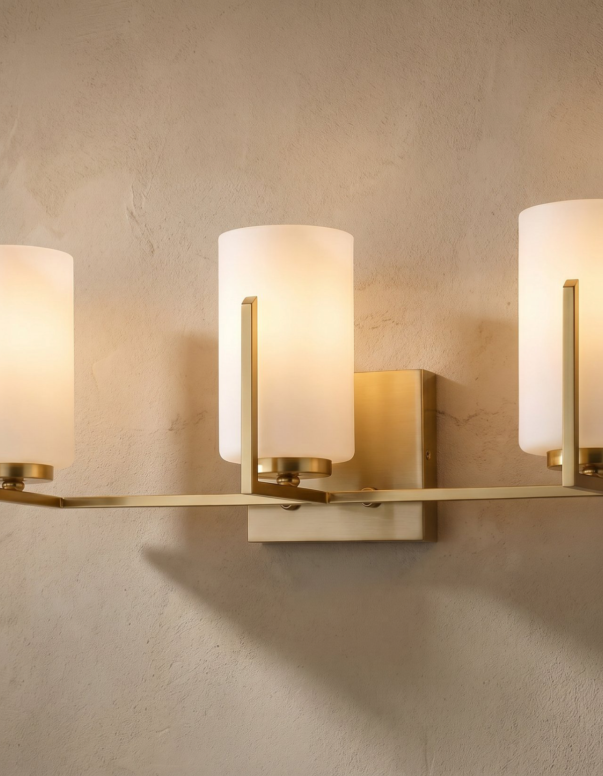Bella 3-Light Vanity Light - Satin Gold#Finish_Satin Gold