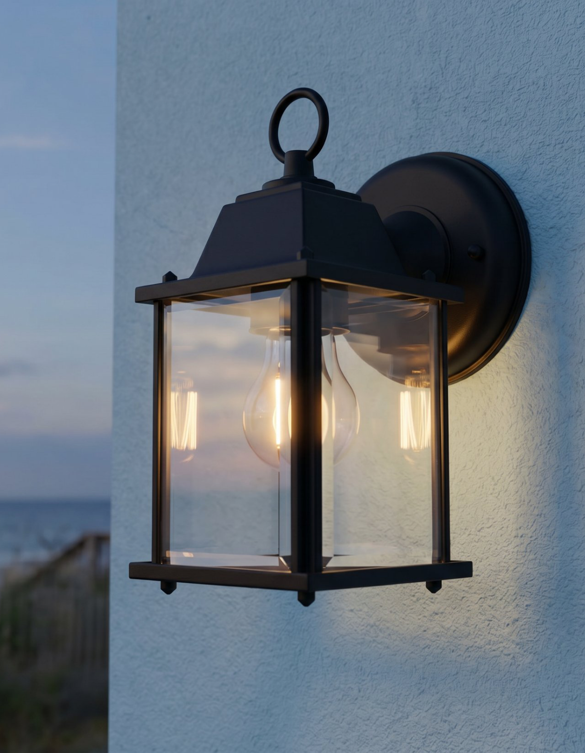 Silo 1-Light Lantern - SILO-L1-BK