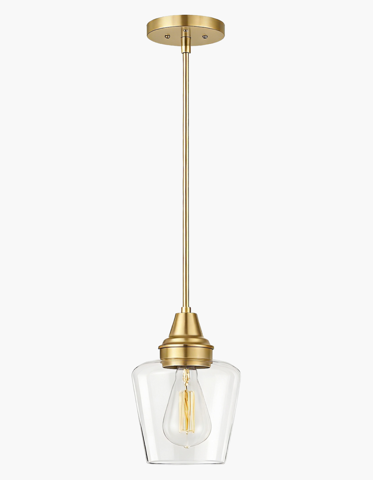 GILA 1-Light Pendant - Satin Gold#Finish_Satin Gold
