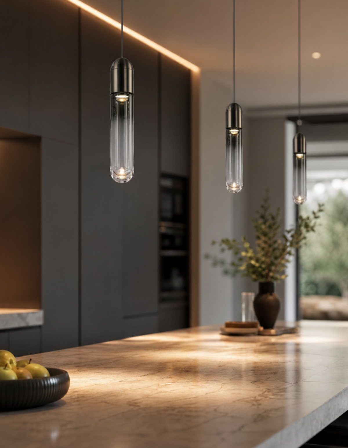 Hawthorne 16-in. Pendant - HWTHN-P1-16-BKSM