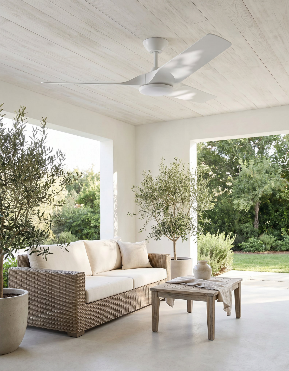 Gossamer 60-in. Ceiling Fan - Matte White#Finish_Matte White