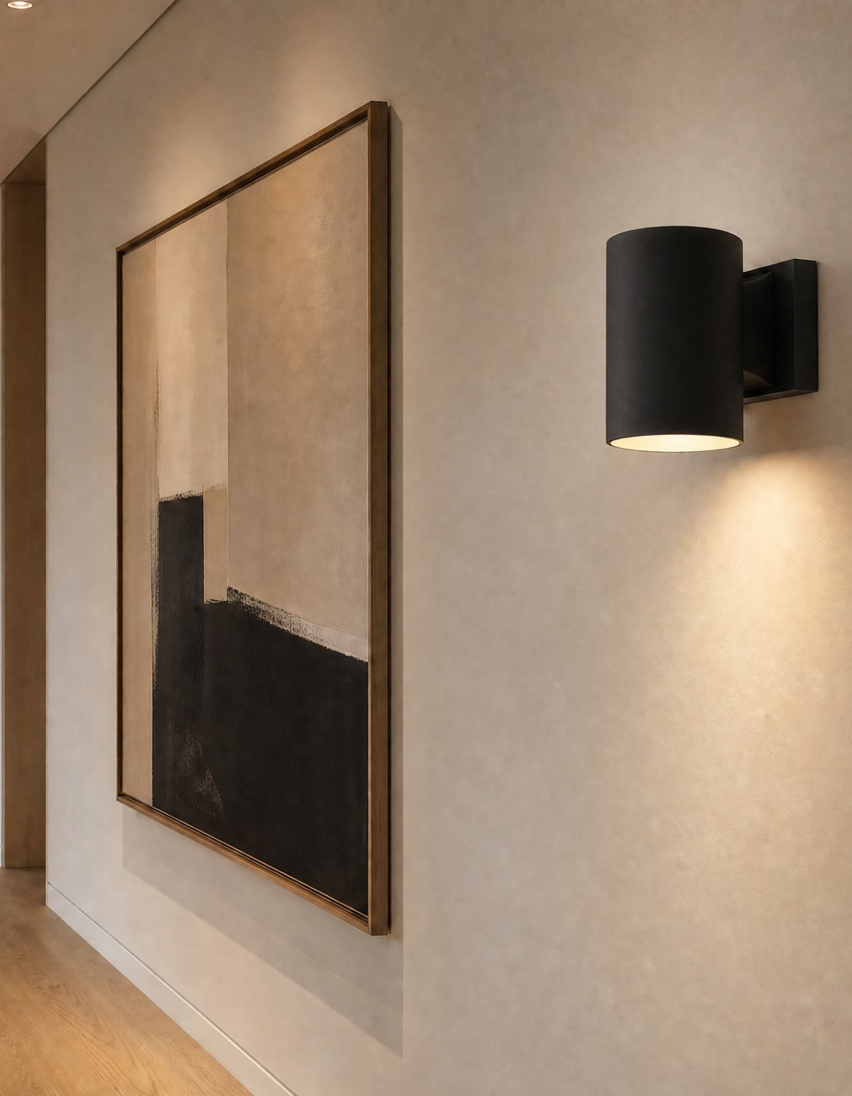 Pioneer 1-Light Up/Down Sconce - Black#Finish_Black