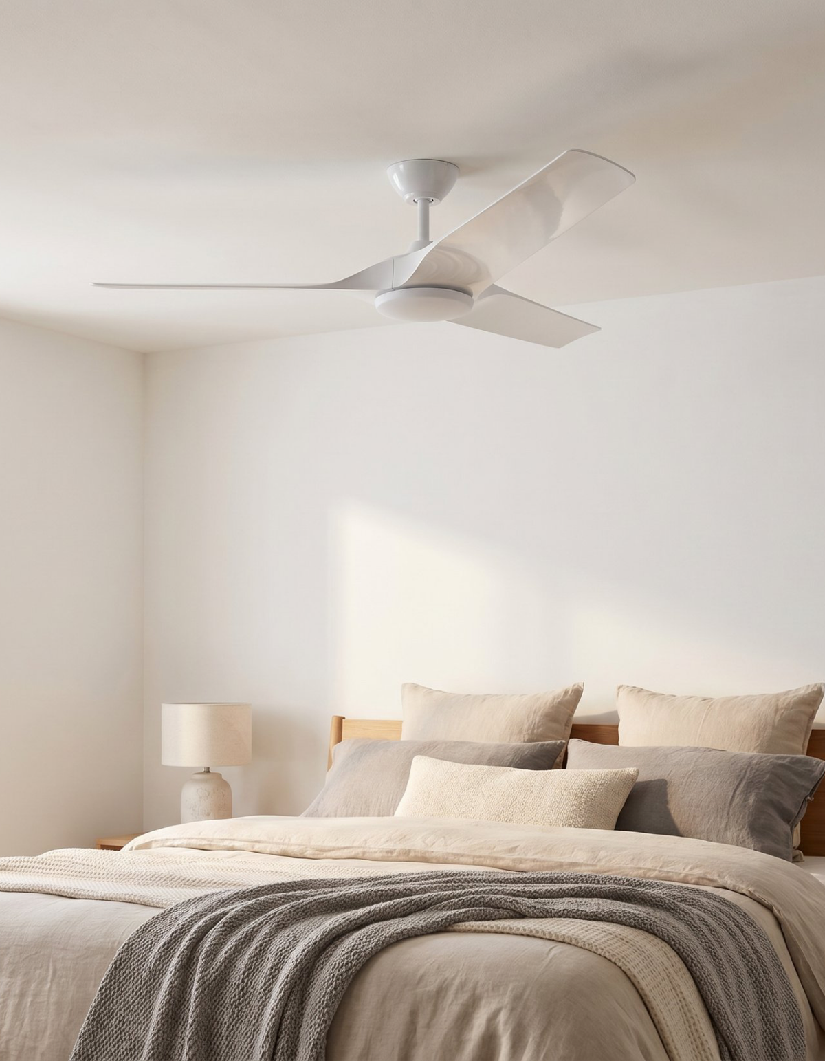 Gossamer 52-in. Ceiling Fan - Matte White#Finish_Matte White