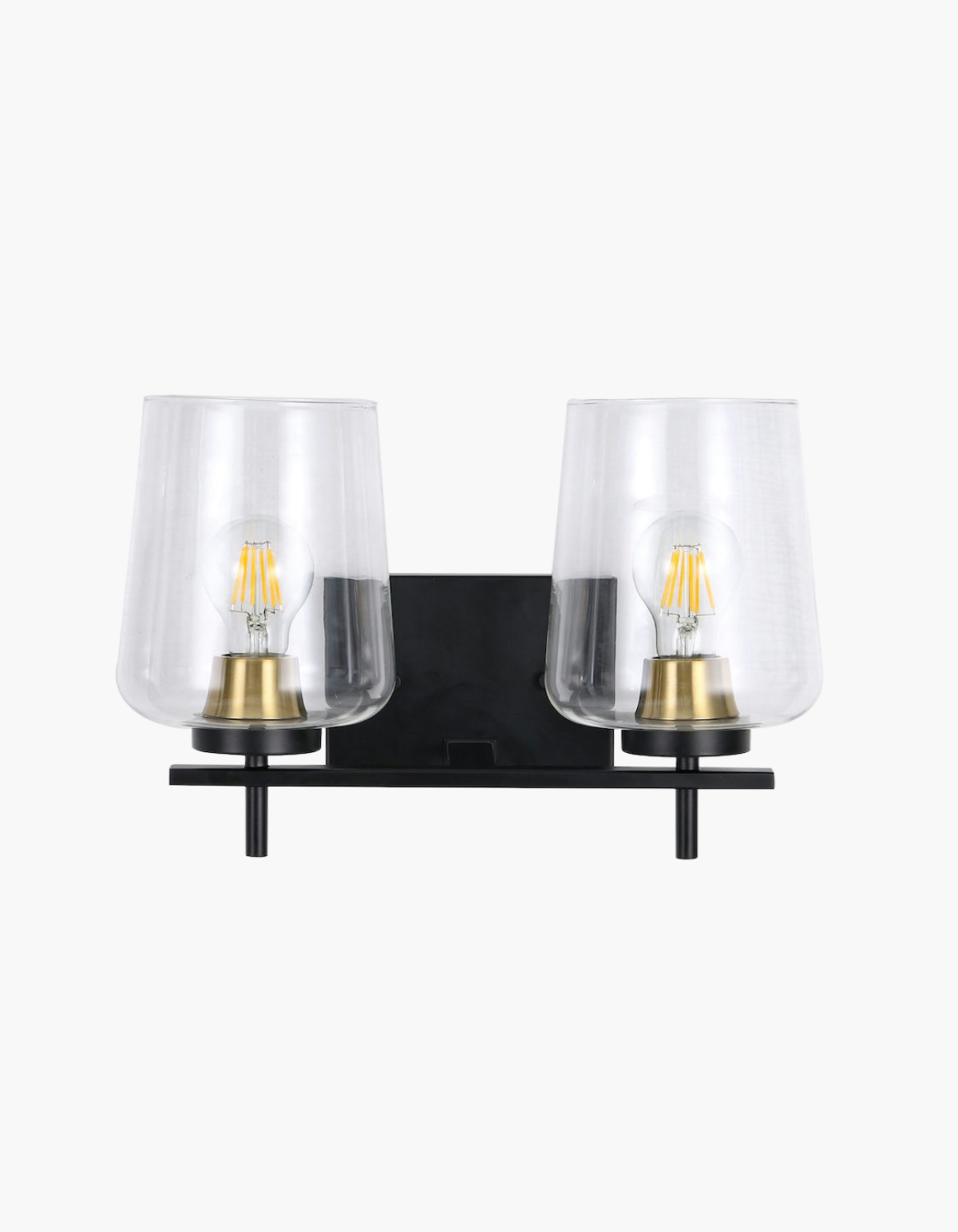 GILA 2-Light Vanity - Black#Finish_Black