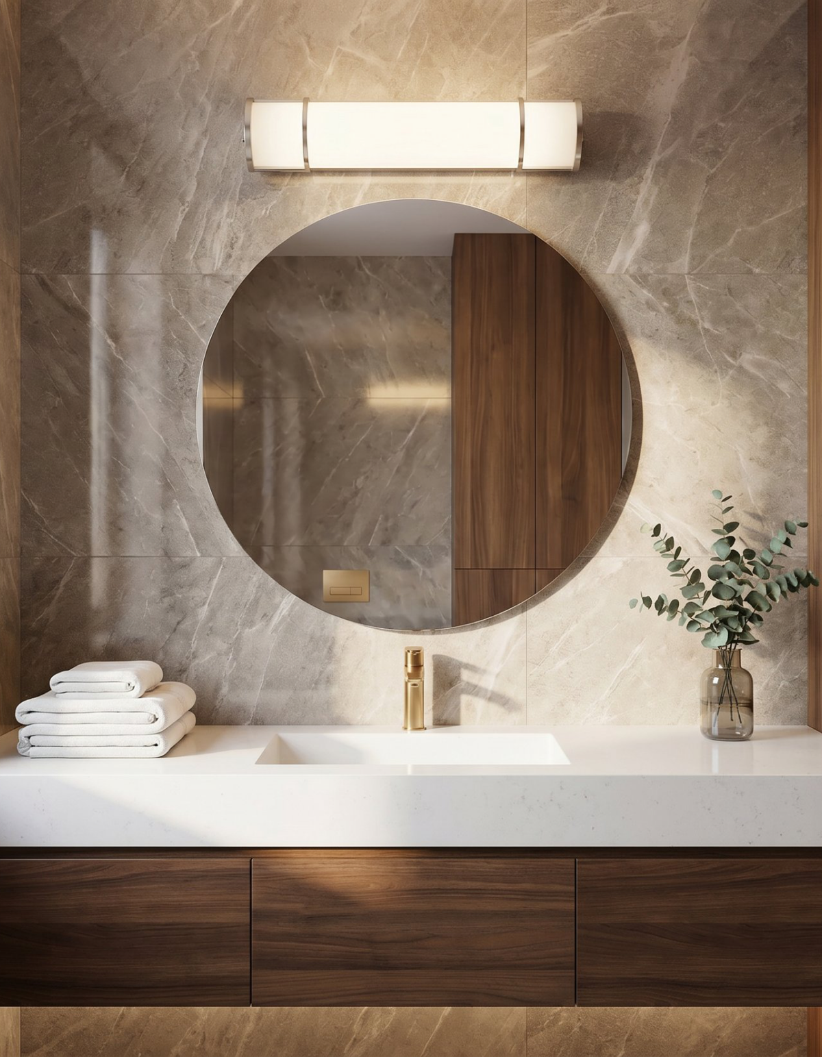 DAWN 18" LED Linear Vanity - Brushed Nickel#Finish_Brushed Nickel