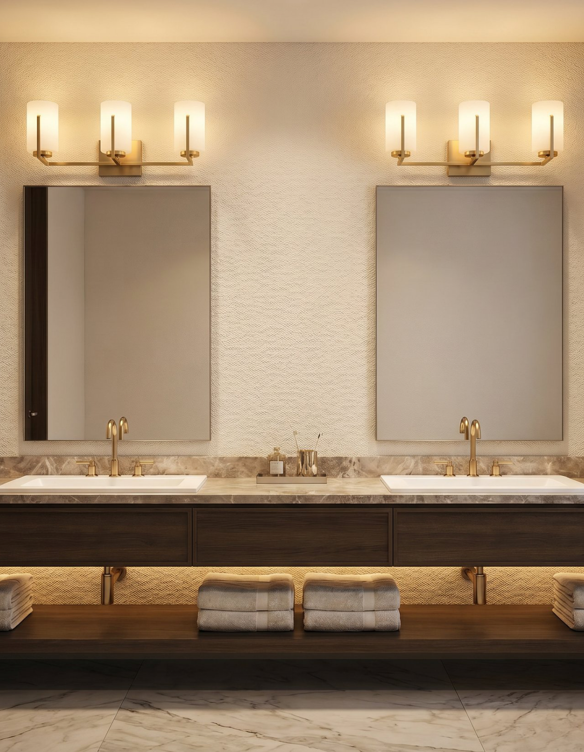 Bella 3-Light Vanity Light - Satin Gold#Finish_Satin Gold