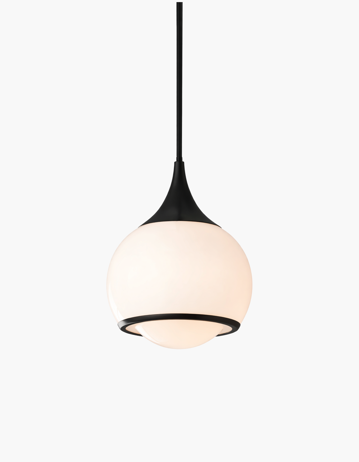 Opal 1-Light Pendant - Black#Finish_Black