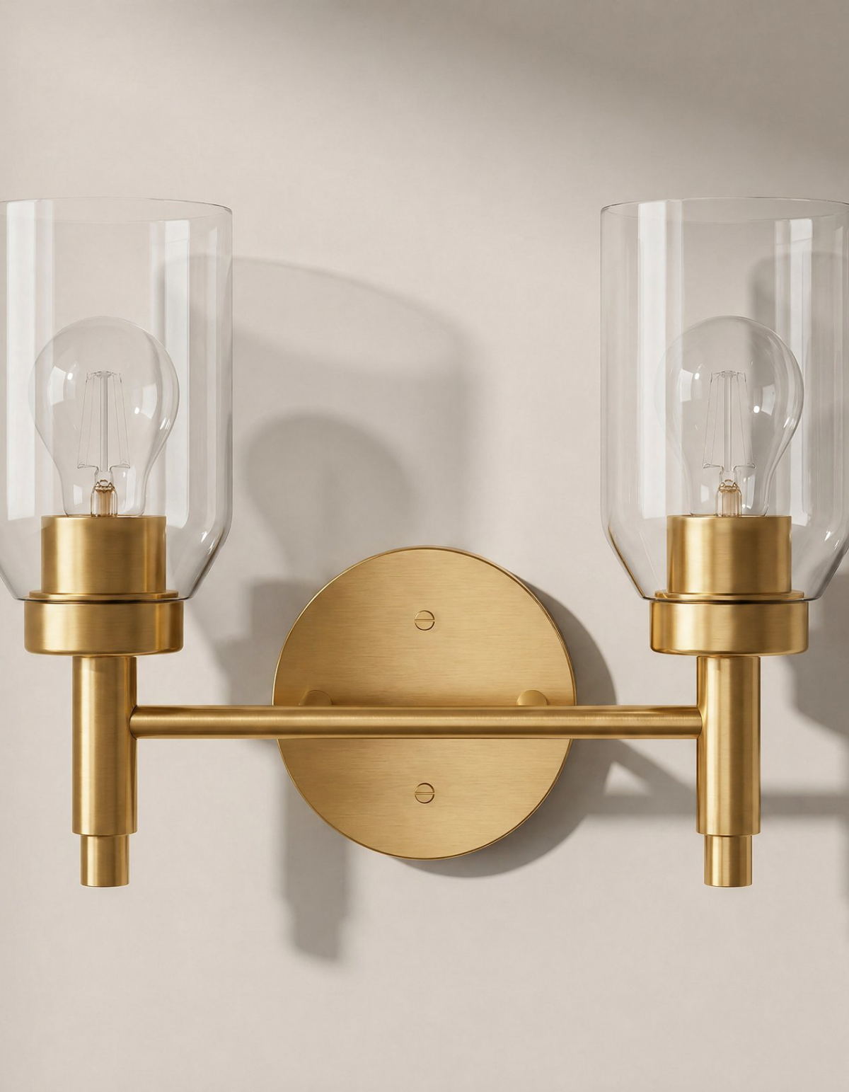 Kindle 2-Light Vanity Light - Satin Gold#Finish_Satin Gold