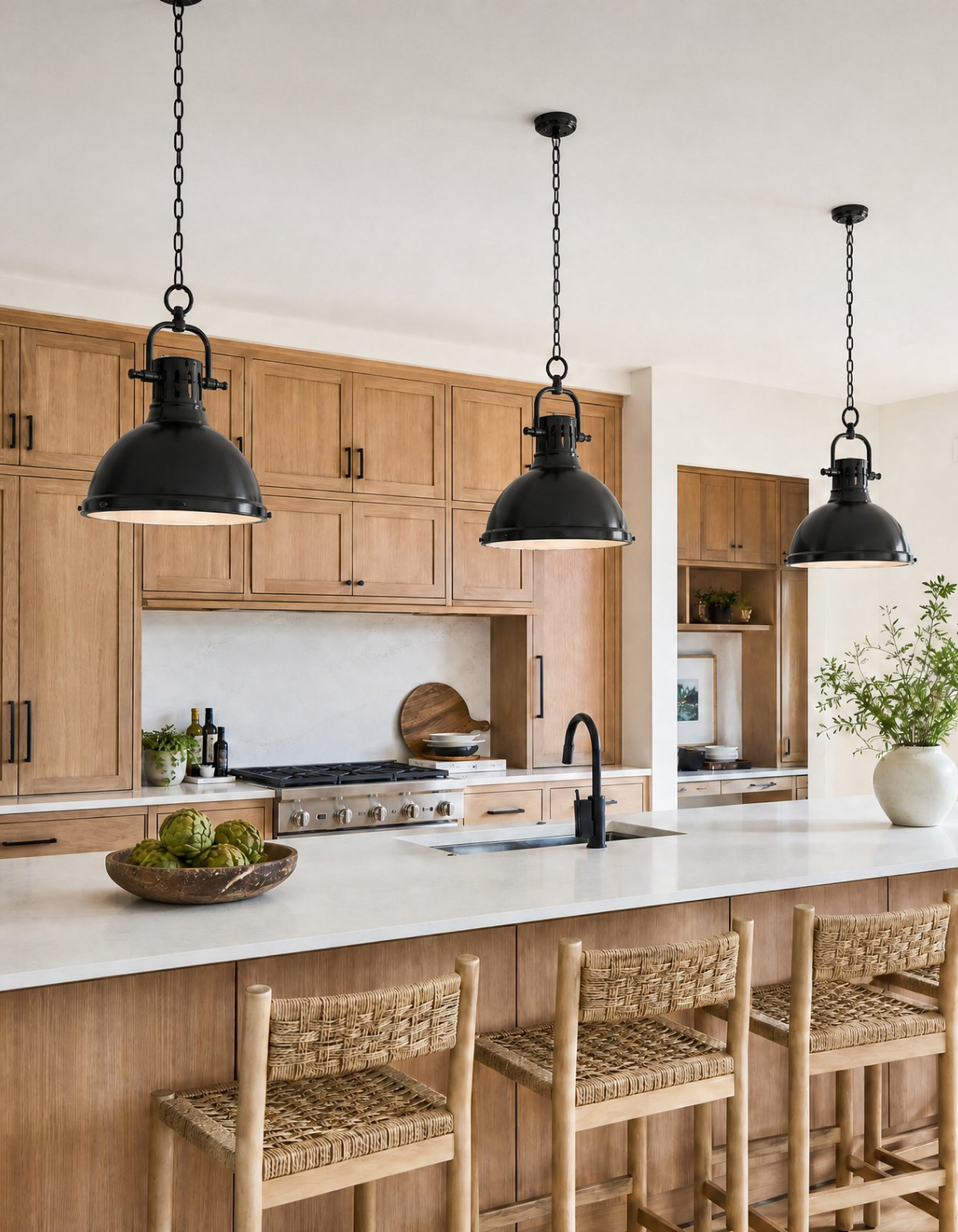 Foundry Single Pendant - Black#Finish_Black