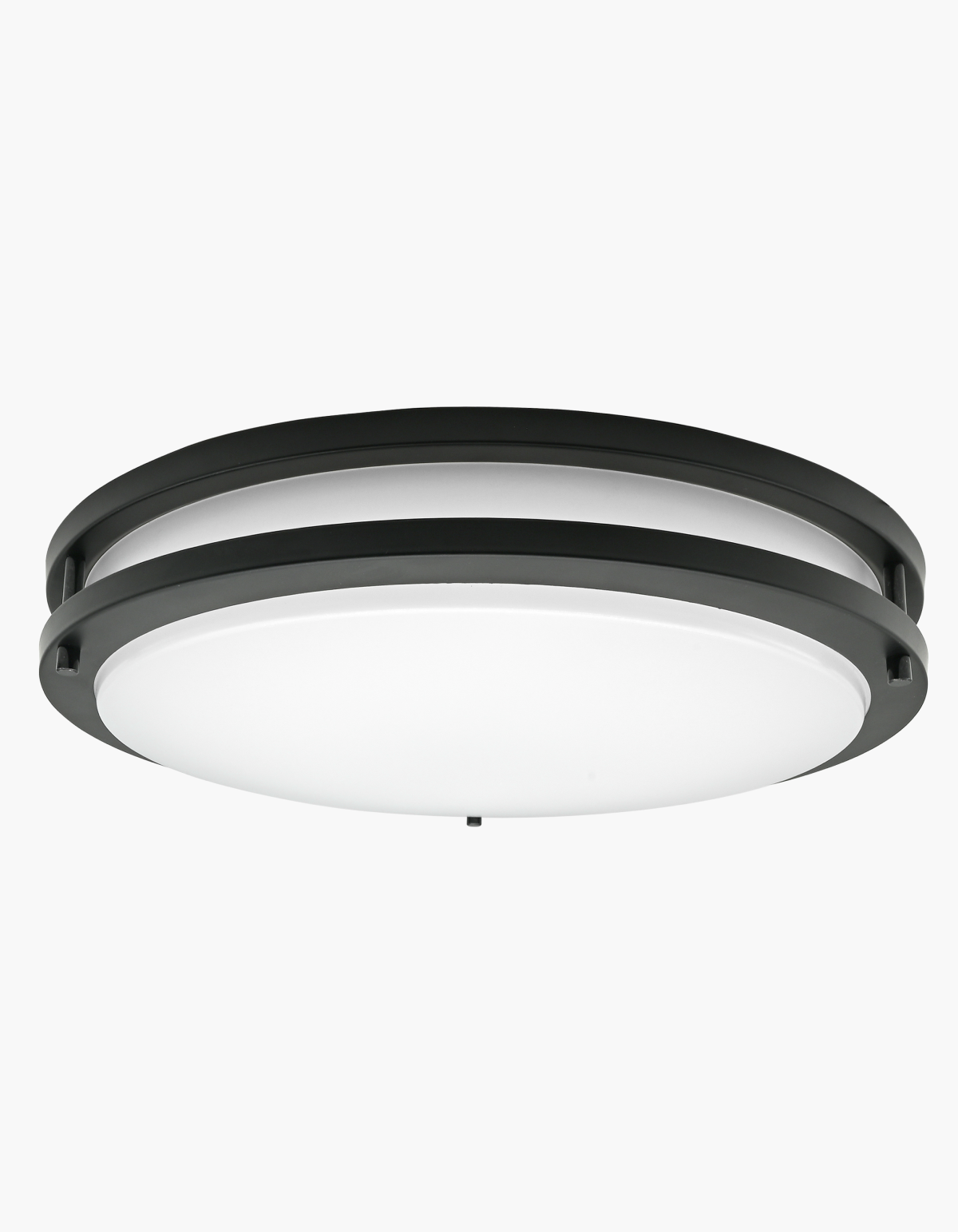 DAWN 14" double ring flush mount - Black#Finish_Black