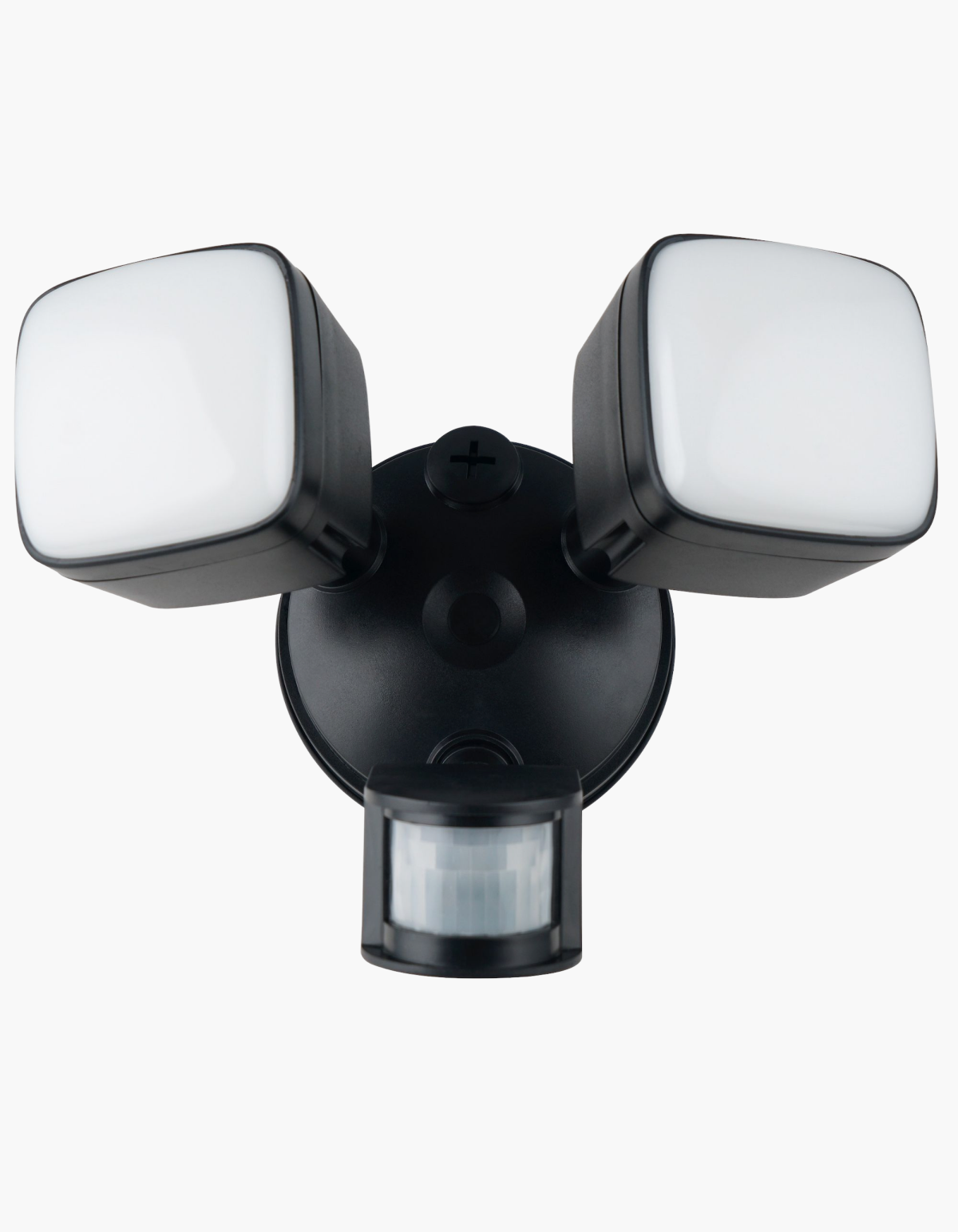 Fortis 2-Head Security Light, Black - Black#Finish_Black