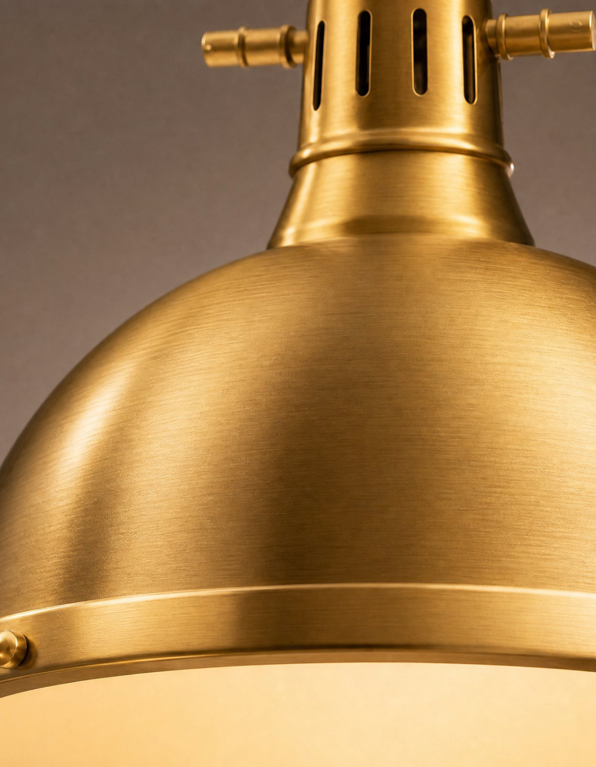 Foundry Single Pendant - Satin Gold#Finish_Satin Gold