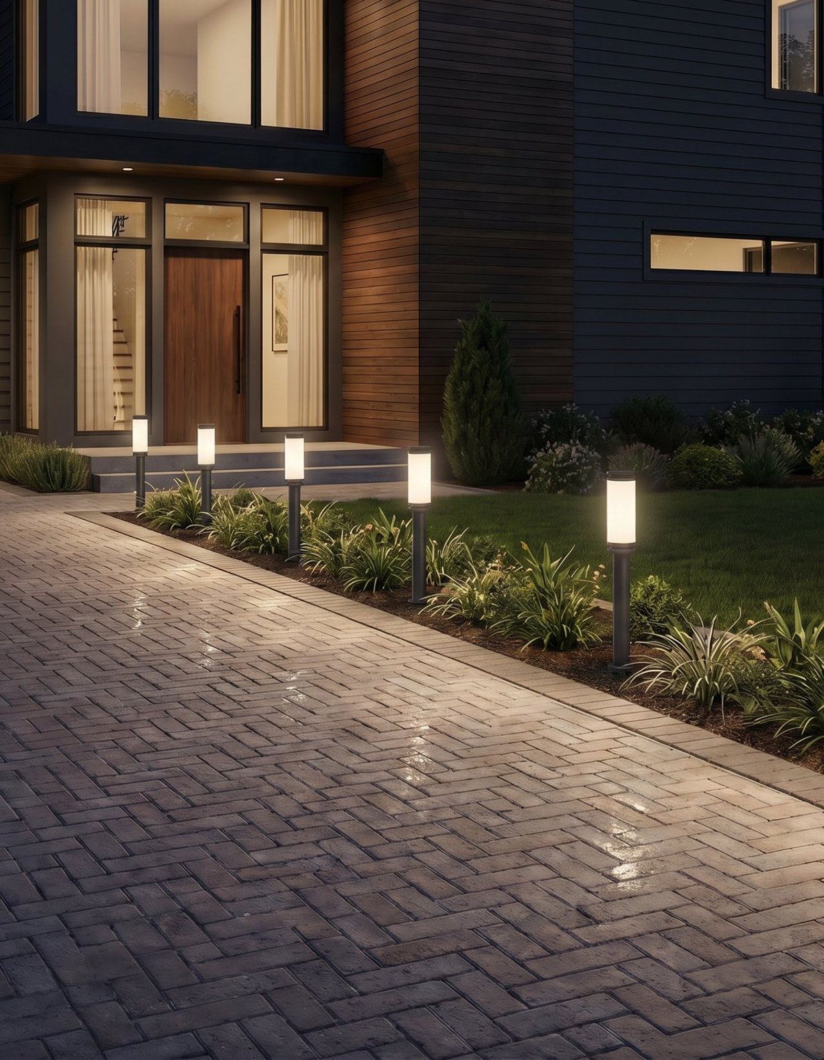 Silva Bollard - Black#Finish_Black