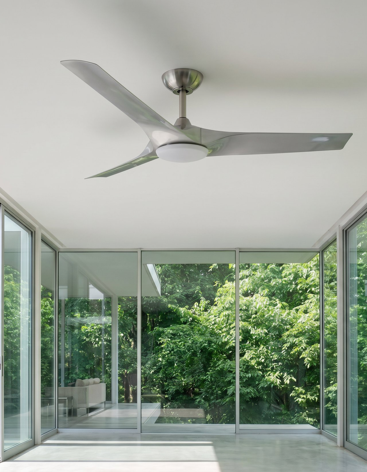 Gossamer 52-in. Ceiling Fan, Brushed Nickel - Brushed Nickel & Silver#Finish_Brushed Nickel & Silver