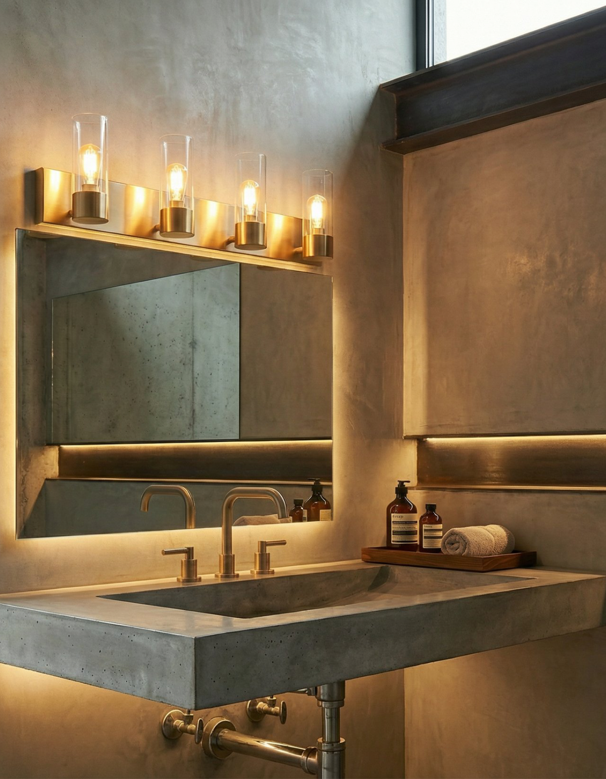 Northport 4-Light Vanity Light - NORT-V4-SG