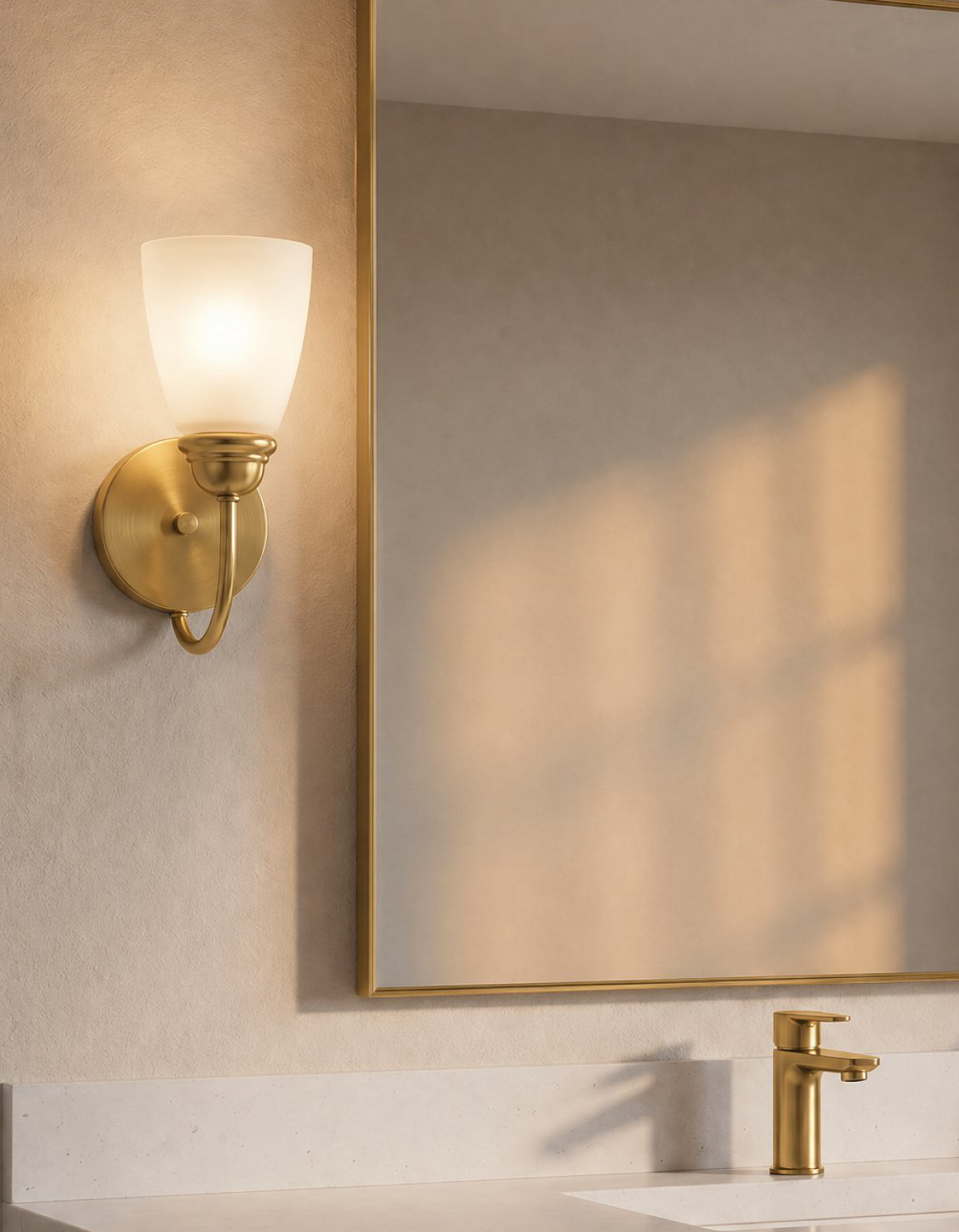 Laurel Wall Sconce - Satin Gold#Finish_Satin Gold