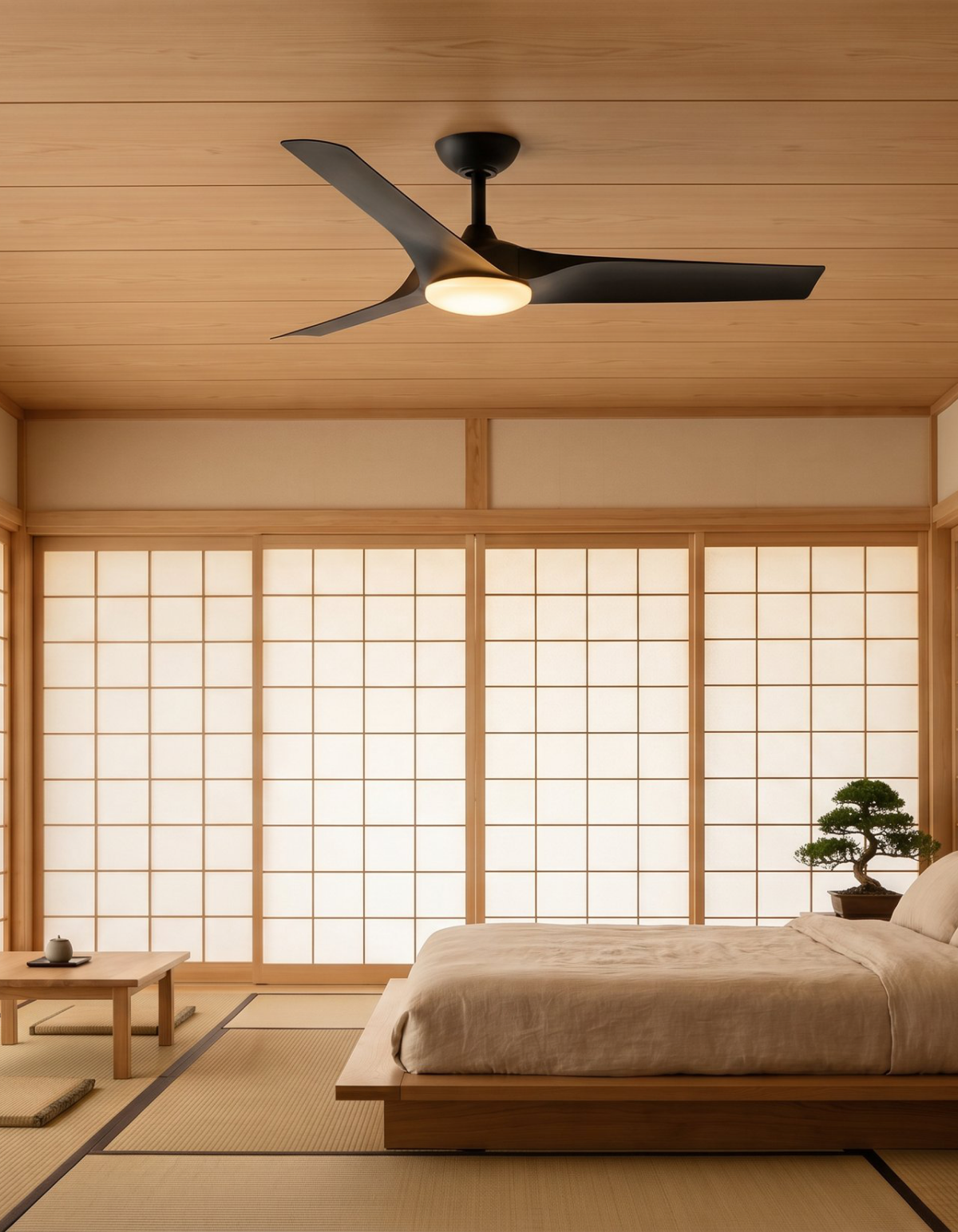 Gossamer 52-in. Ceiling Fan - Matte Black#Finish_Matte Black