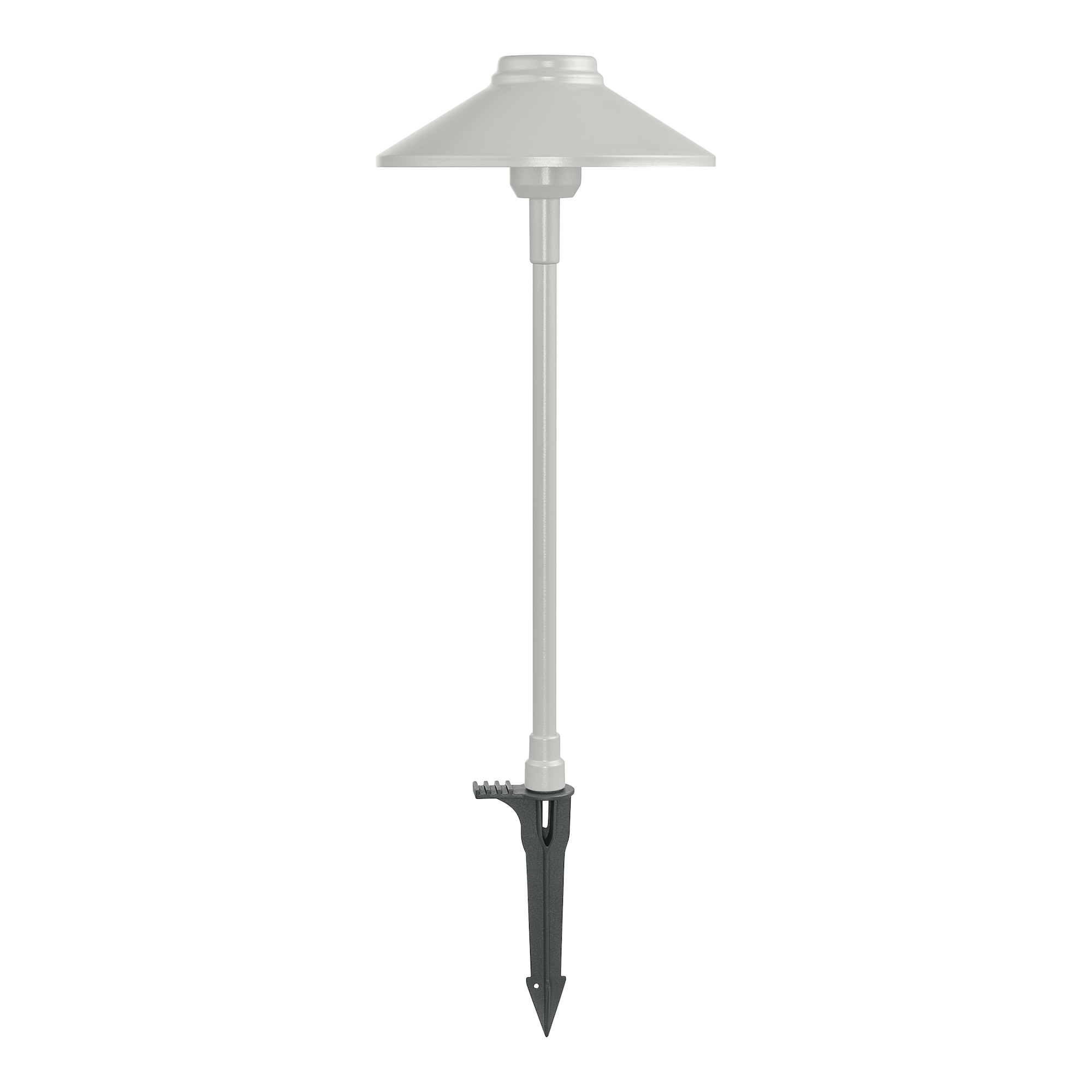 EVENING 18-in. Path Light in silver on white background