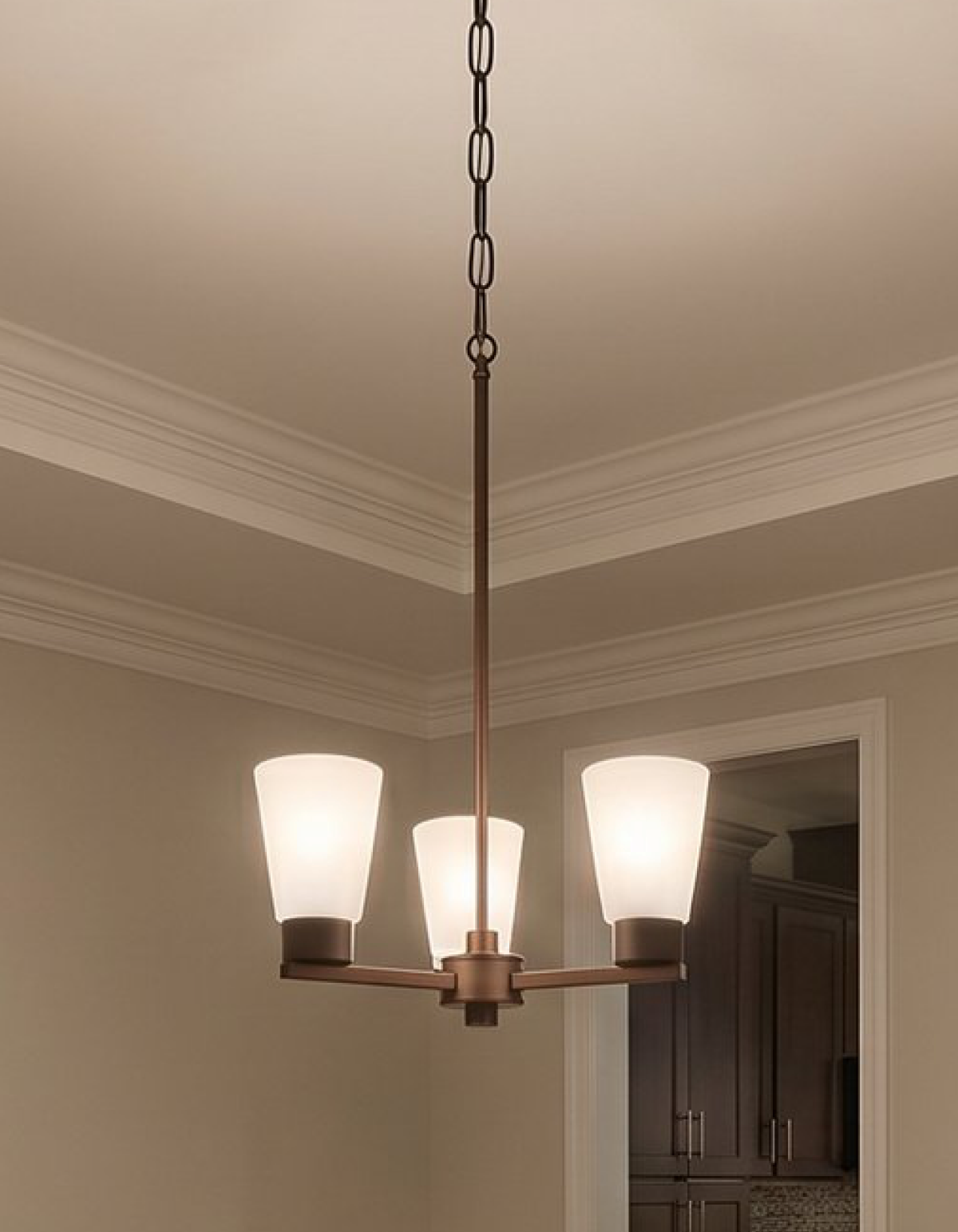 LIMA 3-Light Chandelier - Bronze#Finish_Bronze