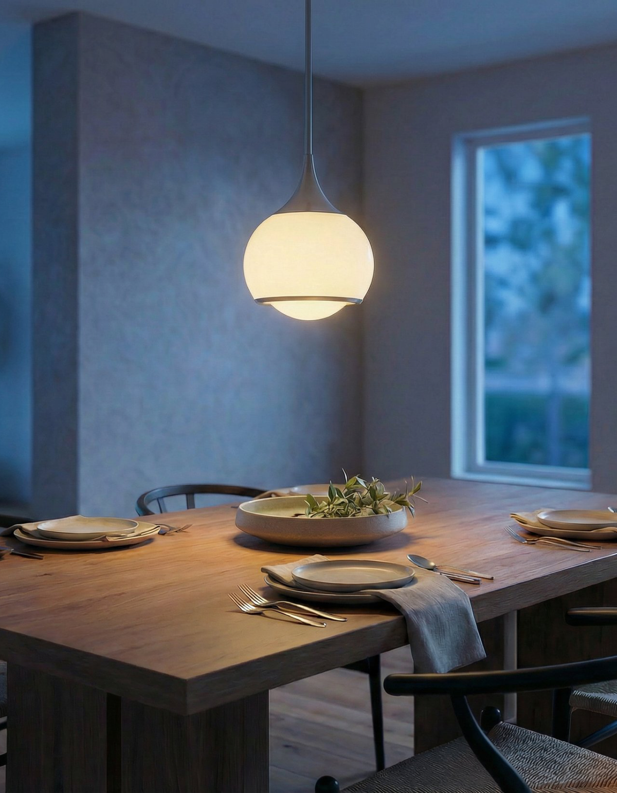 Opal 1-Light Pendant - Brushed Nickel#Finish_Brushed Nickel