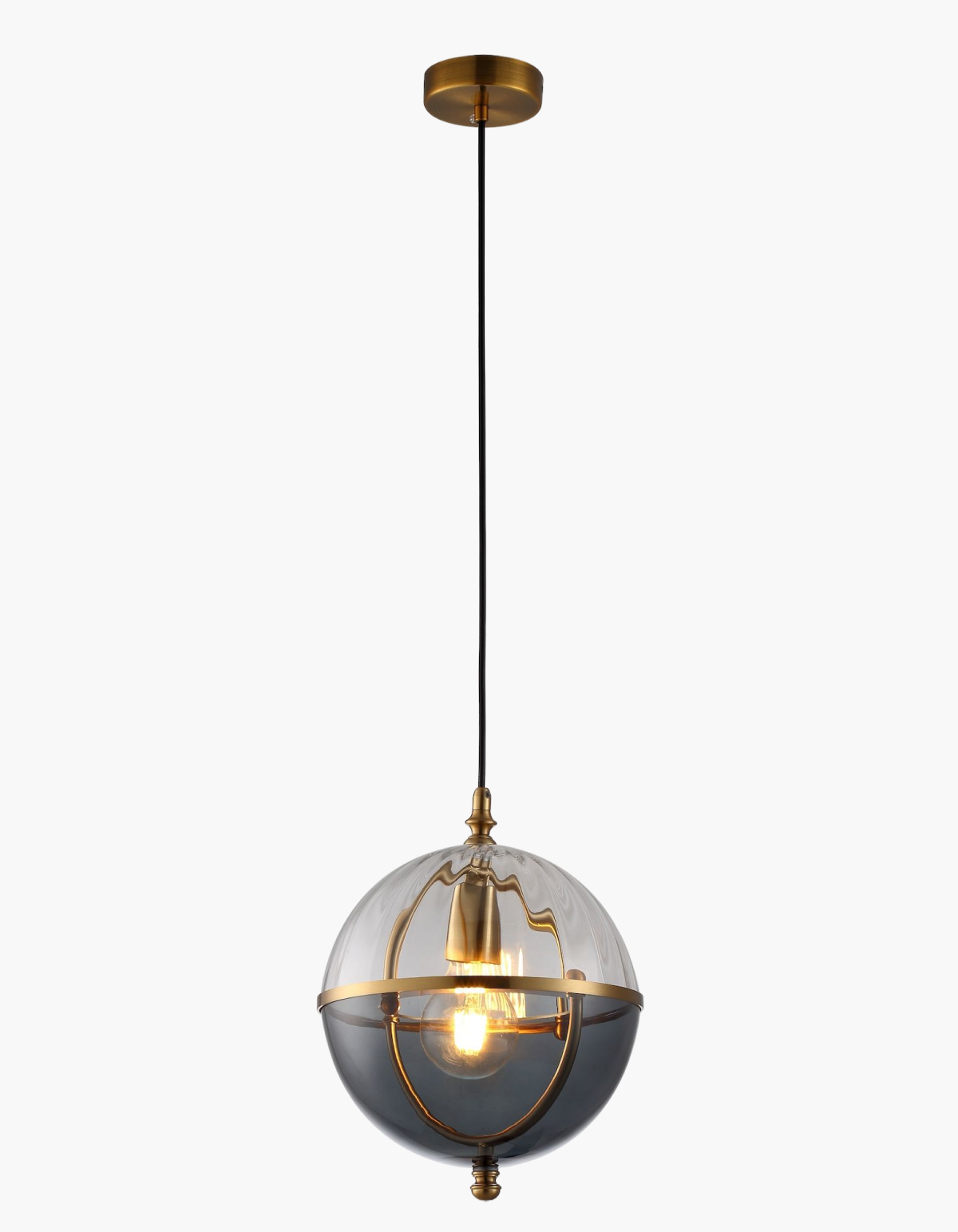 Calder 11-in. 1-Light Pendant - Tinted Glass#Glass_Tinted Glass