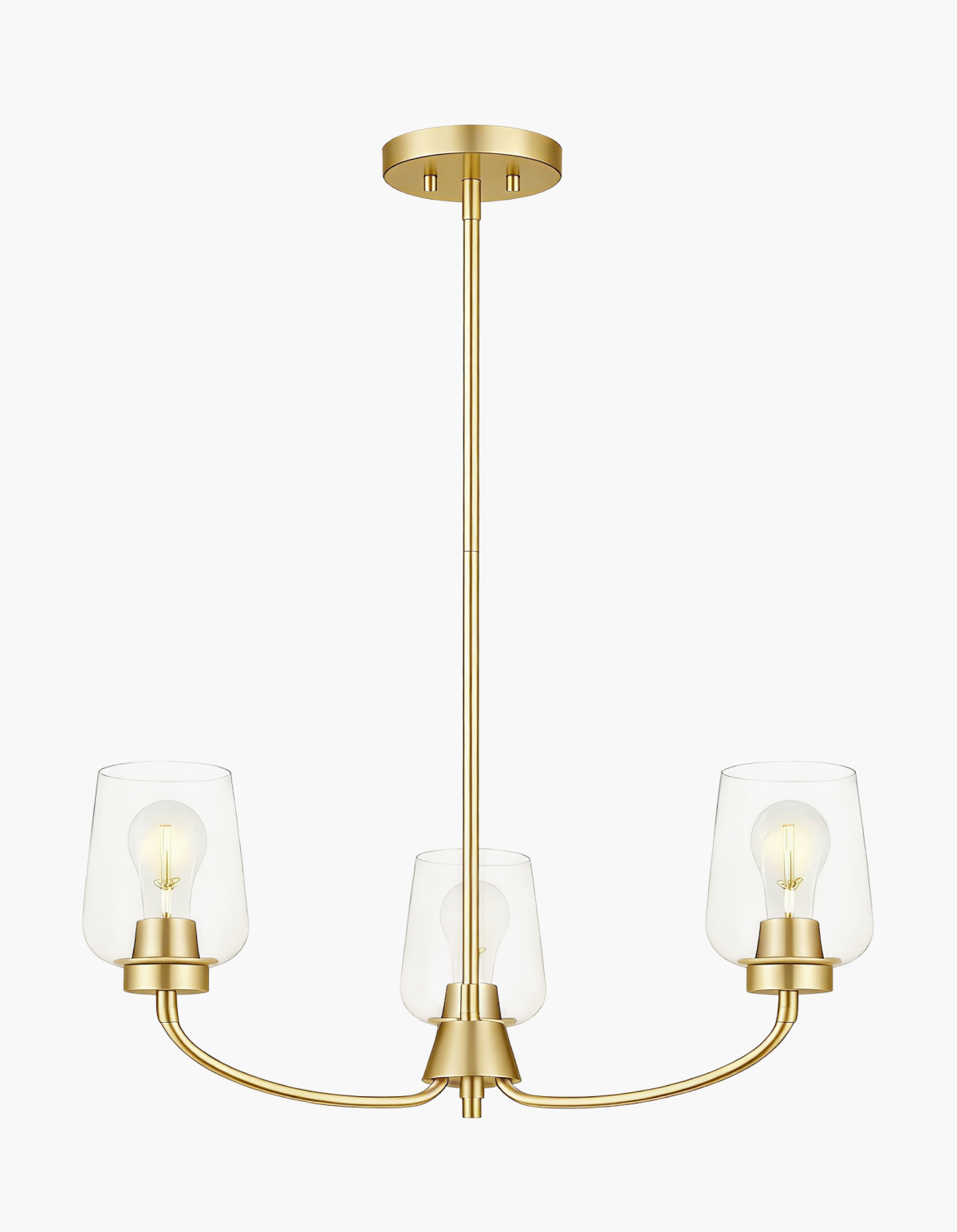 GILA 3-Light Ring Chandelier - Satin Gold#Finish_Satin Gold