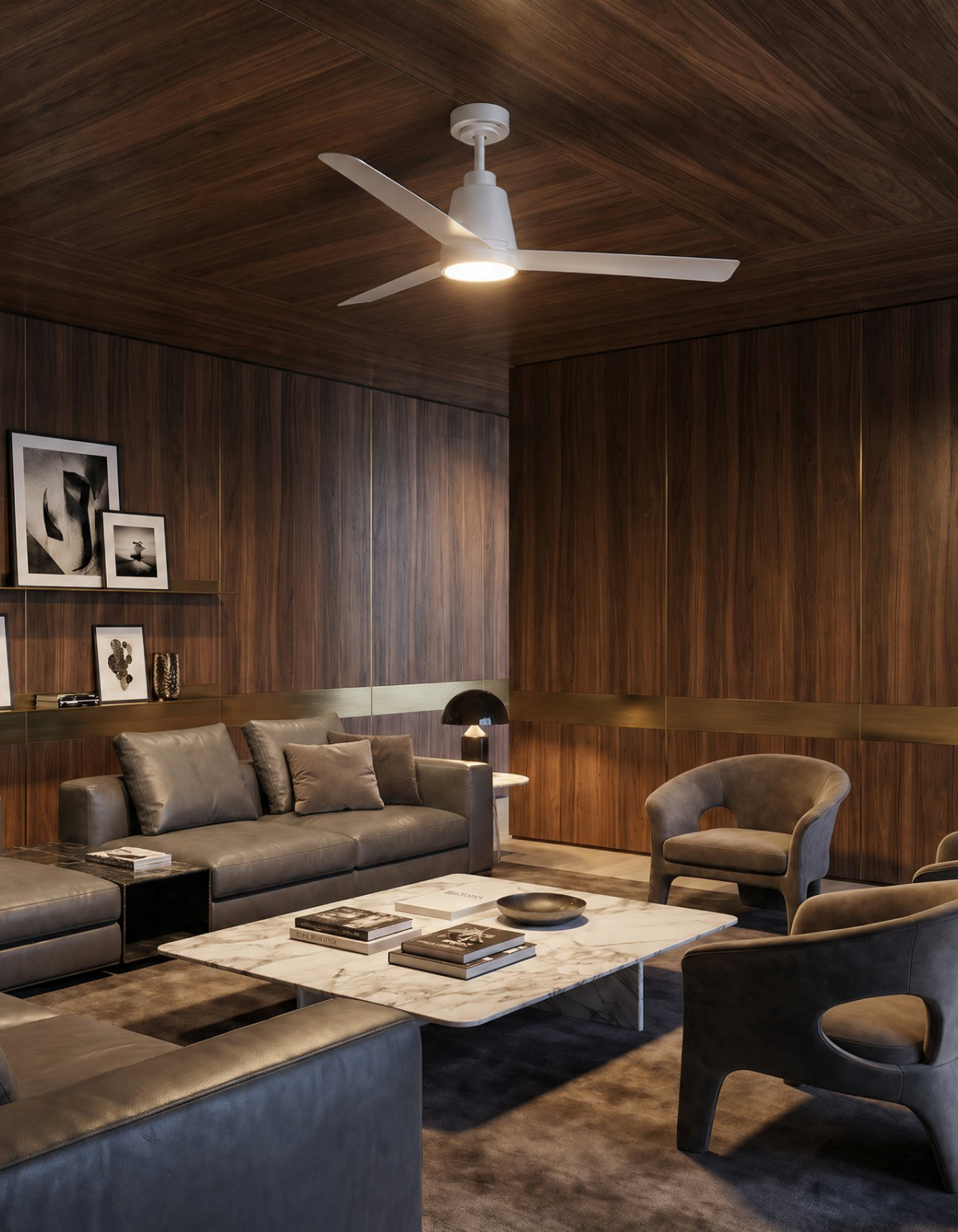 Solo 52-in. Ceiling Fan - White#Finish_White